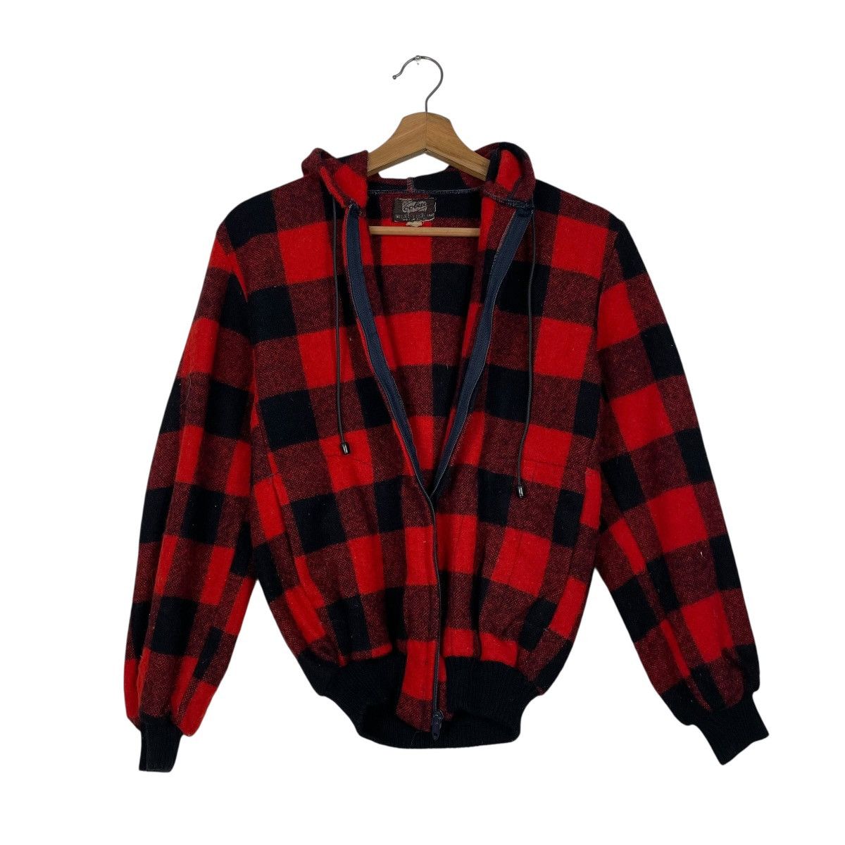 Woolrich Woolen Mills True Vintage 30s Woolrich Tartan Hooded Zipper Jacket Size US S / EU 44-46 / 1 - 17 Thumbnail