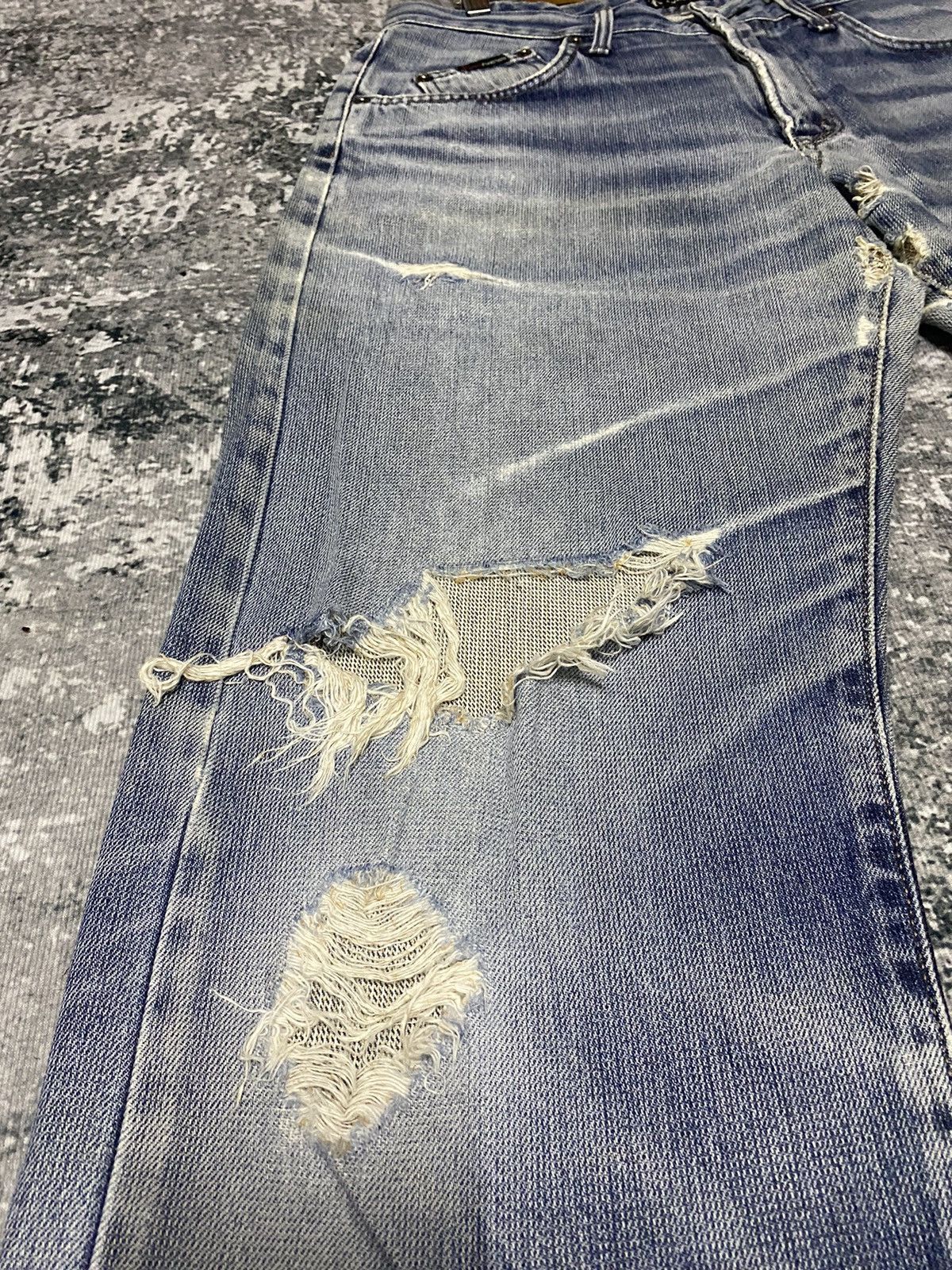 Edwin × Vintage Vintage Edwin E Function Distressed Denim Jeans Size US 34 / EU 50 - 7 Thumbnail