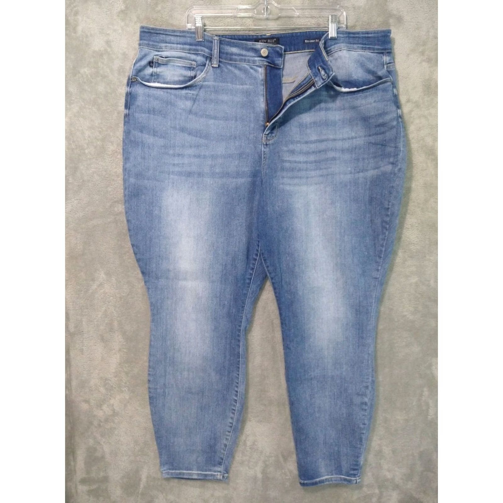 Vintage Judy Blue Jeans Womens 24W Denim Relaxed Fit High Rise Medium Wash Stretch Jeans Size 42" / US 20 - 2 Thumbnail