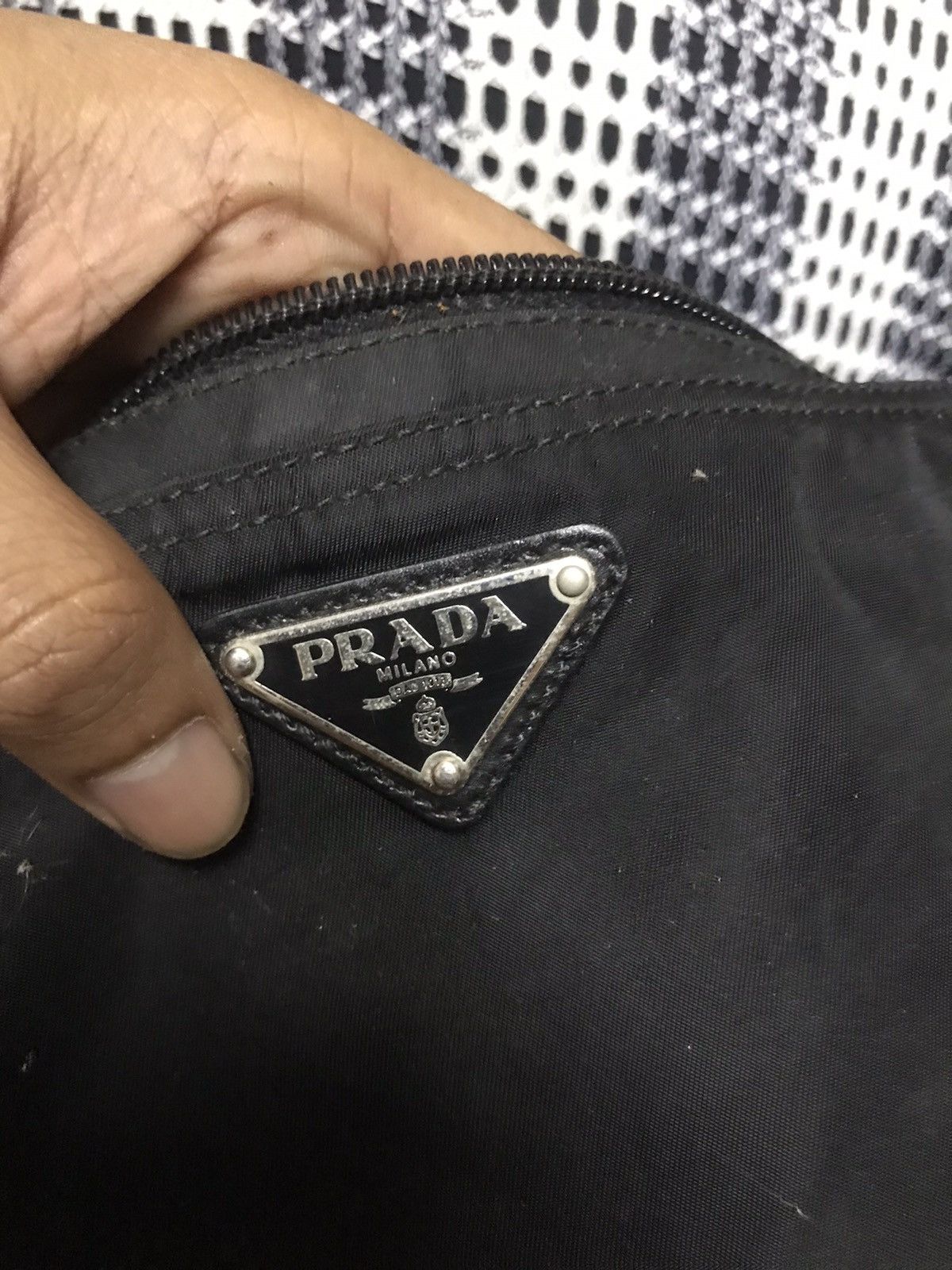 Prada Authentic Prada Black L size Shoulder Size ONE SIZE - 4 Thumbnail