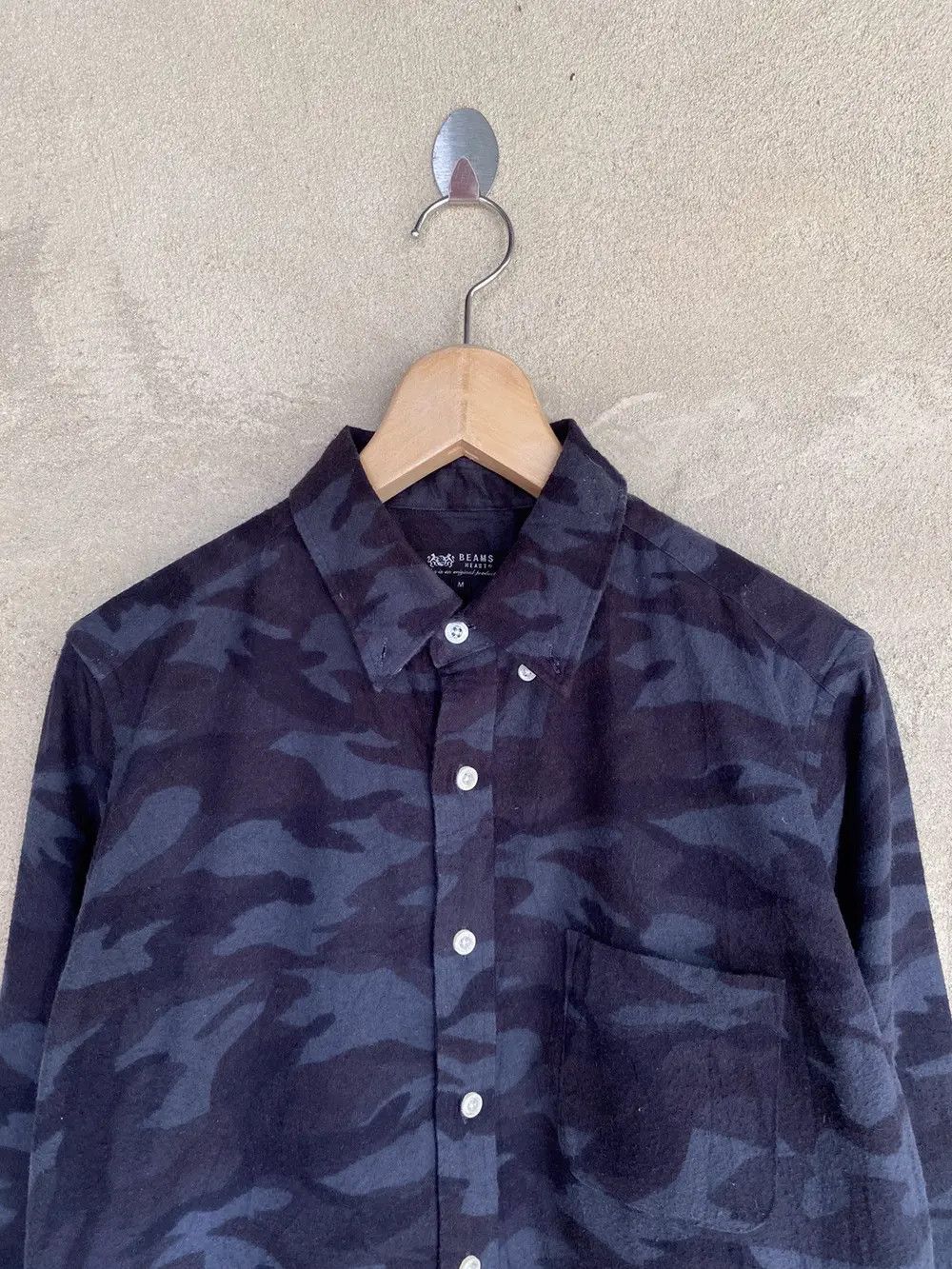 Beams Plus Japanese Brand Beams Heart Military Design Flannel Shirt Size US S / EU 44-46 / 1 - 3 Thumbnail