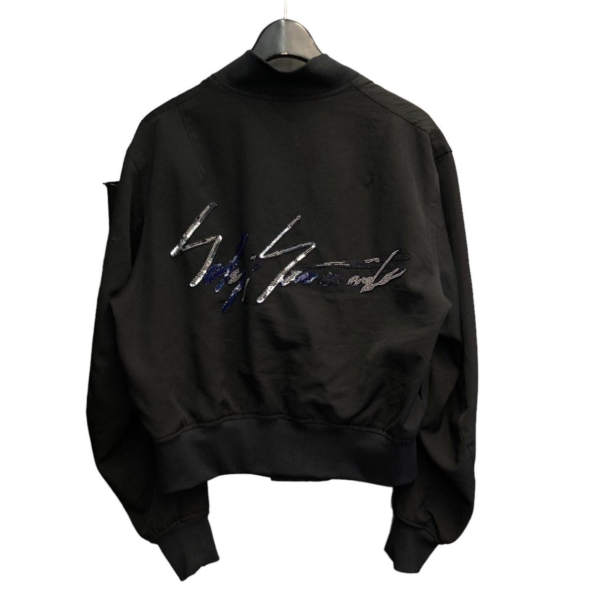 Yohji Yamamoto Yohji Yamamoto 18AW Logo Design bomber jacket FV-J21-100 Size US S / EU 44-46 / 1 - 2 Thumbnail