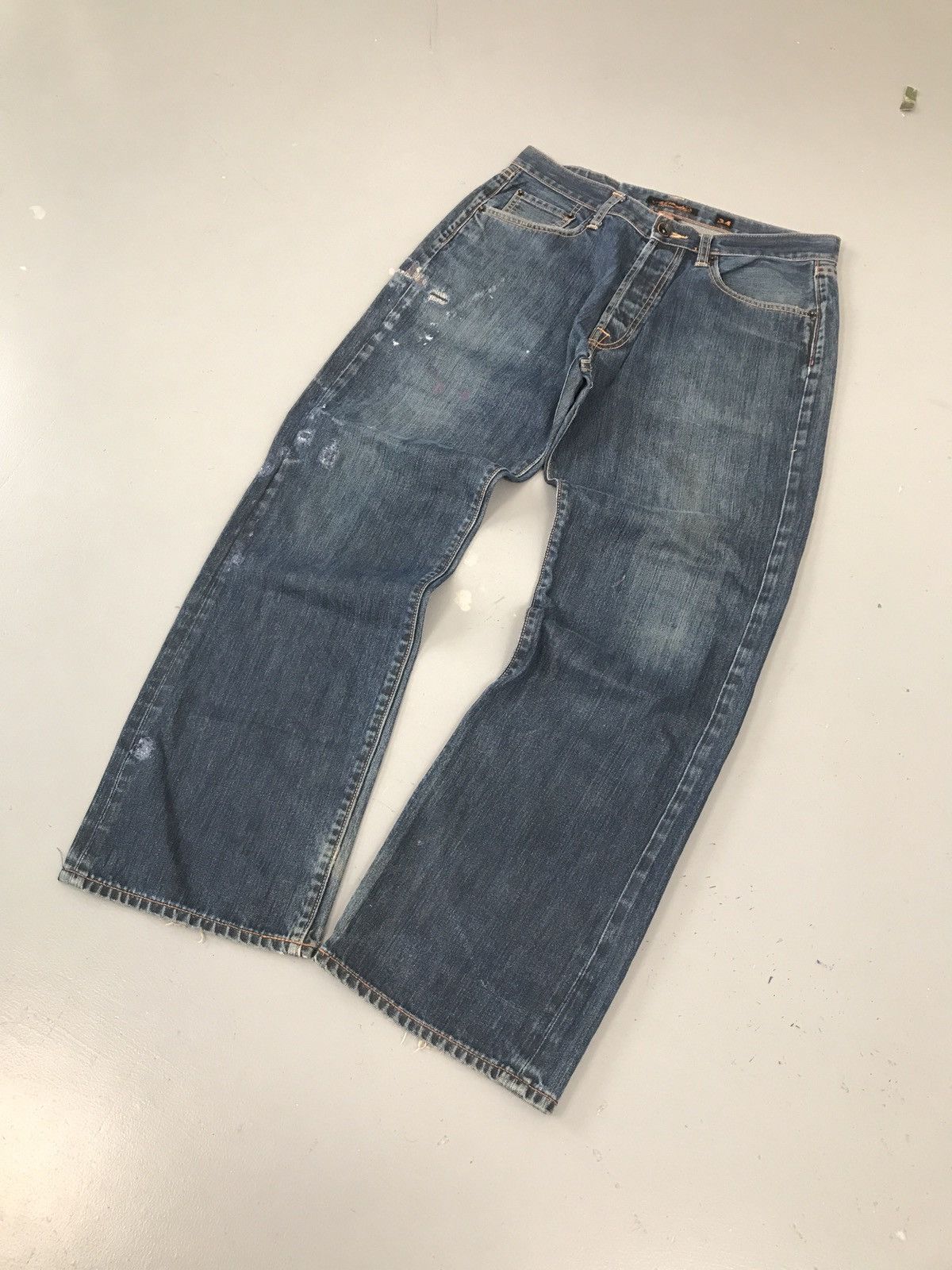 Christian Audigier × Ed Hardy × Vintage Vintage Ed hardy spell out embroidered denim Size US 34 / EU 50 - 6 Thumbnail