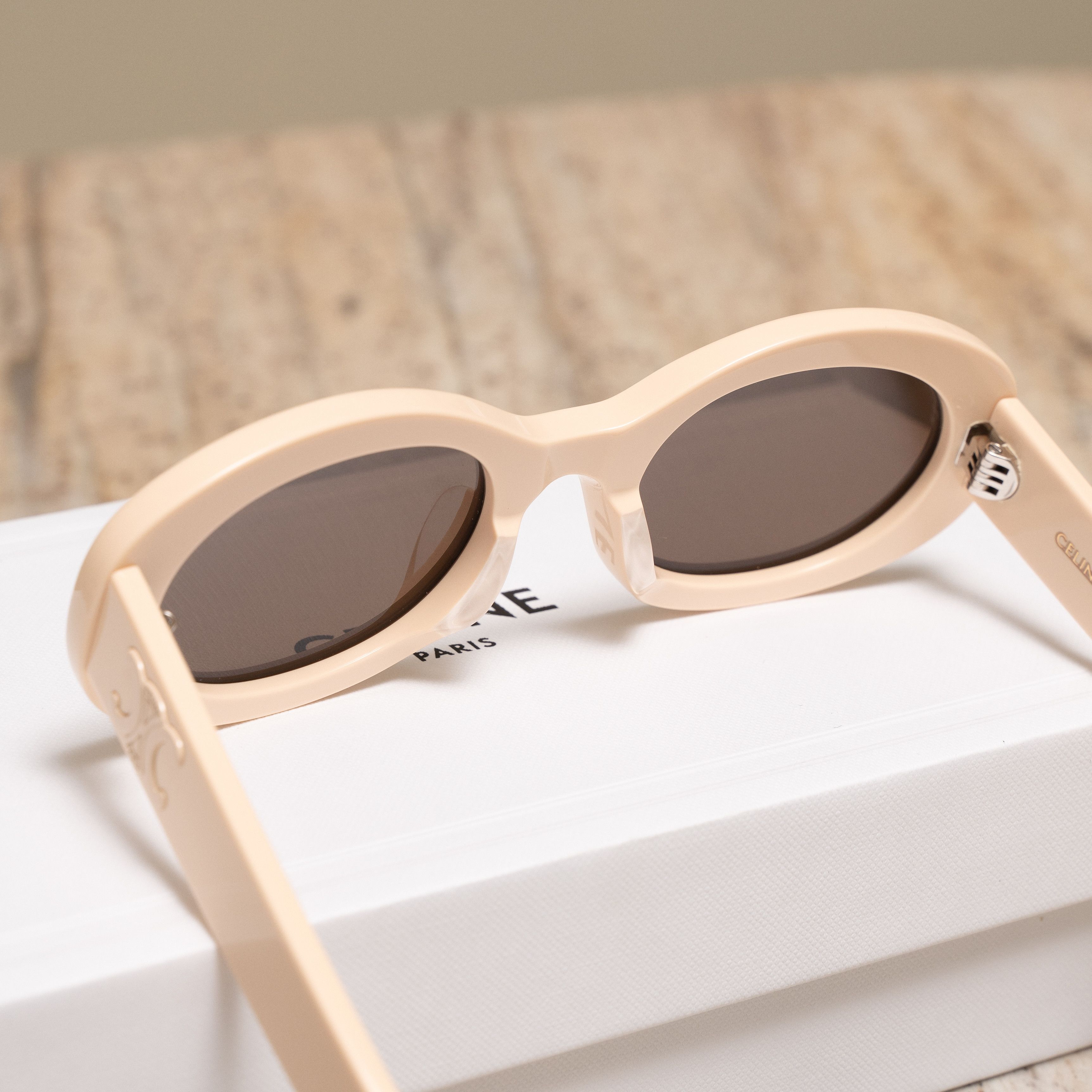 Celine CELINE Triomphe 01 Oval Sunglasses Size ONE SIZE - 6 Thumbnail
