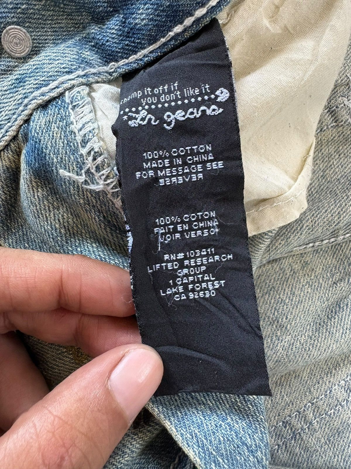 JNCO Vintage Japanese Brand Karakuri Baggy Jeans Size US 36 / EU 52 - 9 Thumbnail