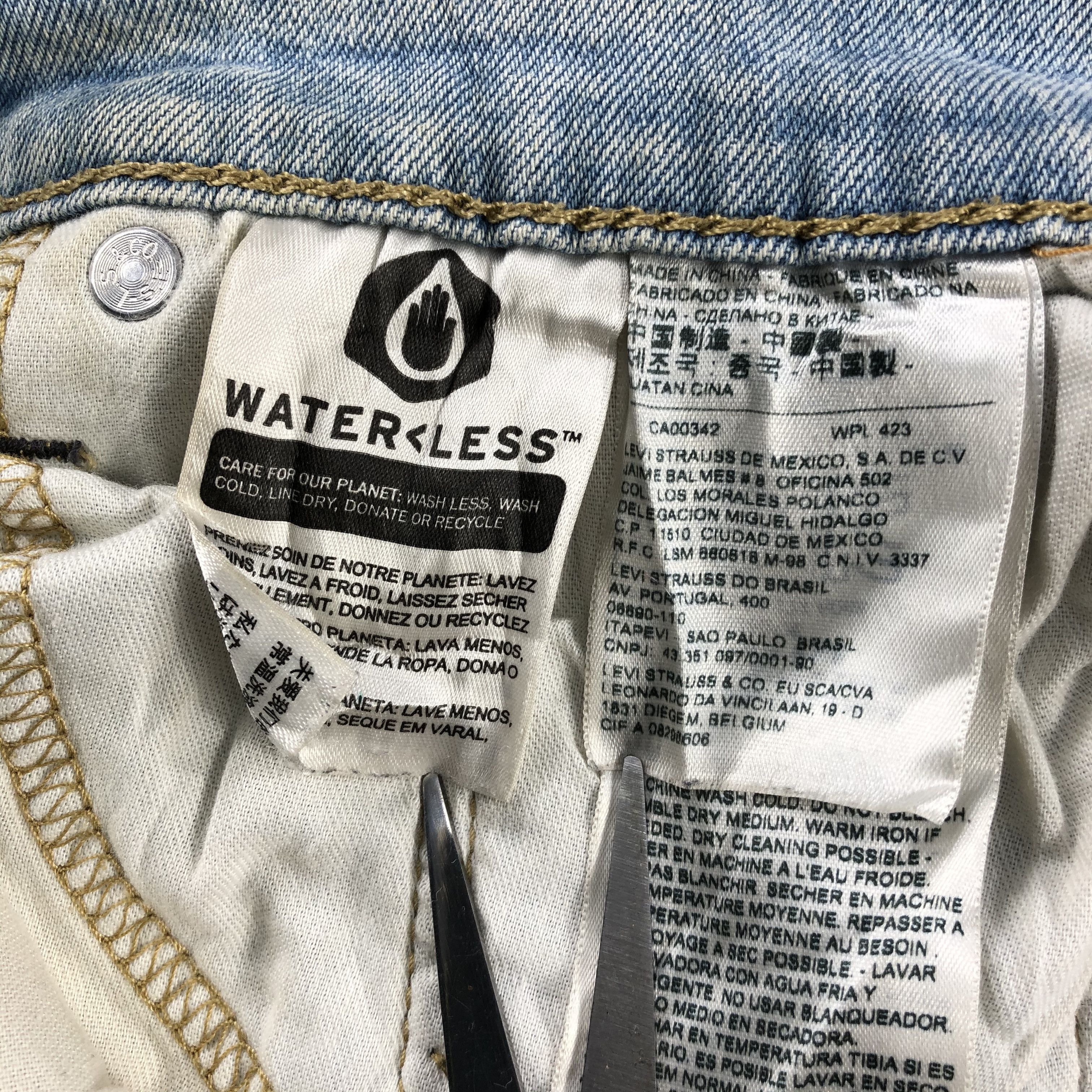 Levi's Levi's 510 Jeans Distress Medium Wash Denim KJ873 Size US 31 - 13 Thumbnail