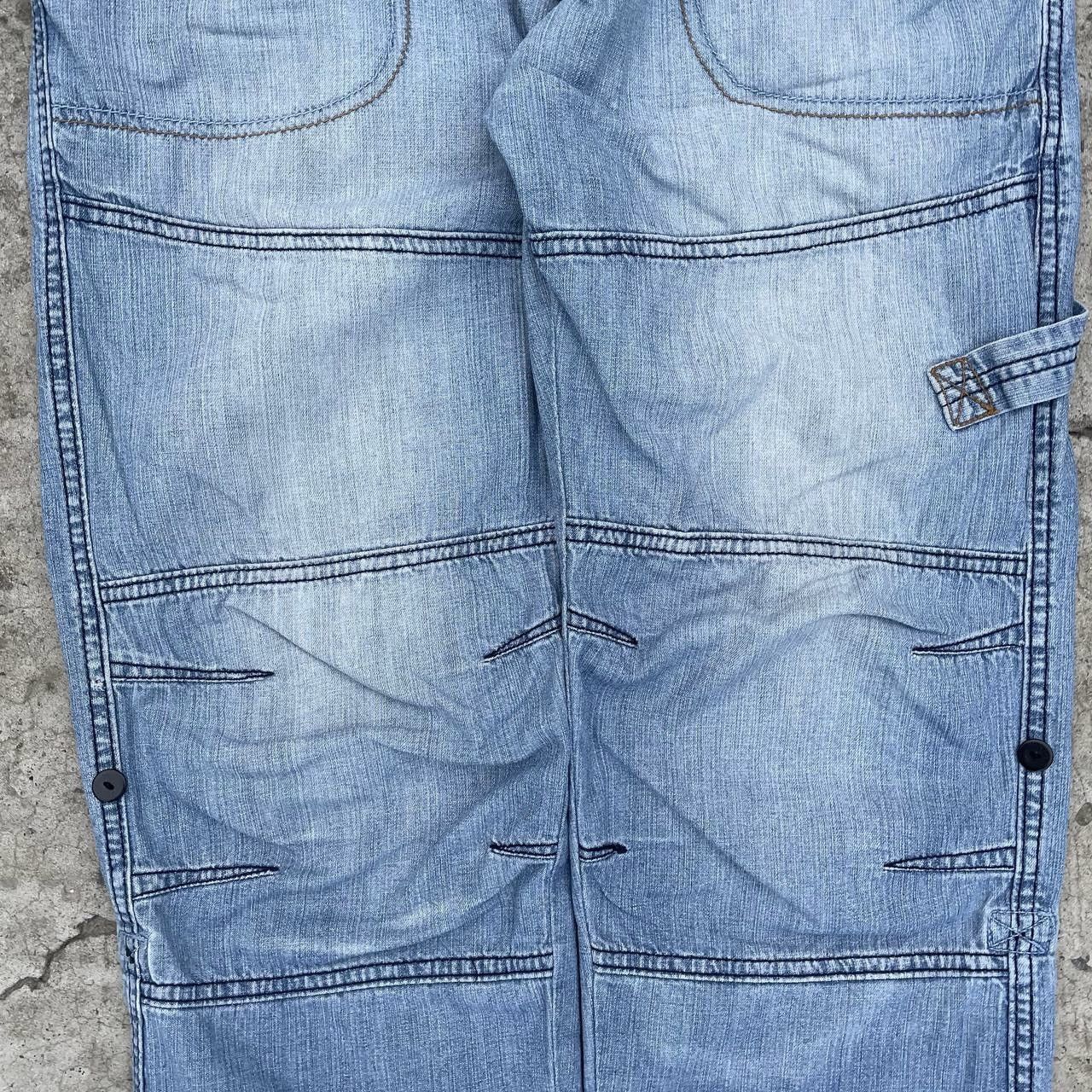 Le Grande Bleu (L.G.B.) Vintage Japanese Style GDSLS Crazy Fit Jeans Double Knee Size US 32 / EU 48 - 6 Thumbnail