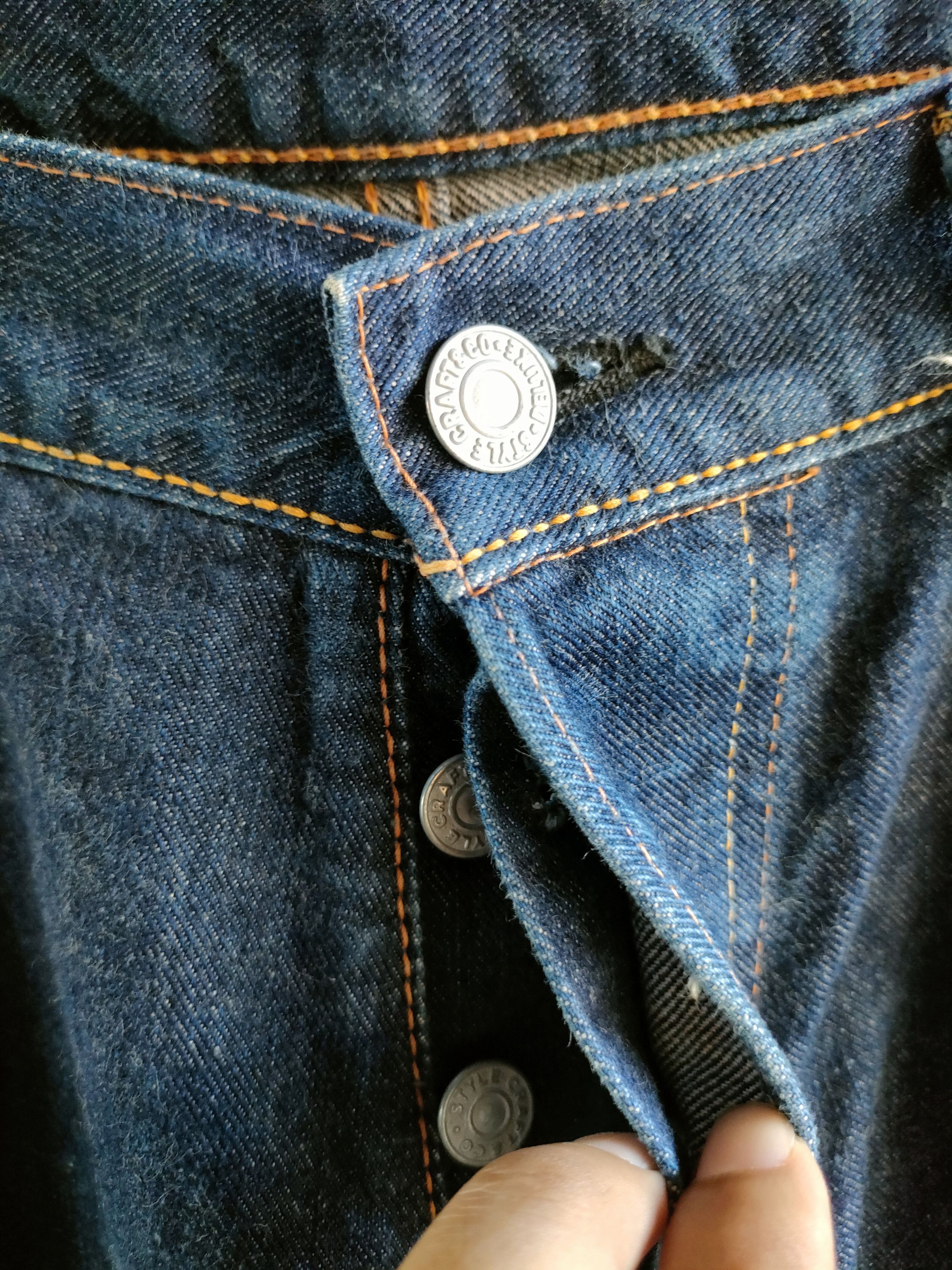 Evisu × Japanese Brand Evisu Embroided Seagull Gold/Silver Selvedge Jeans Size US 33 - 7 Thumbnail
