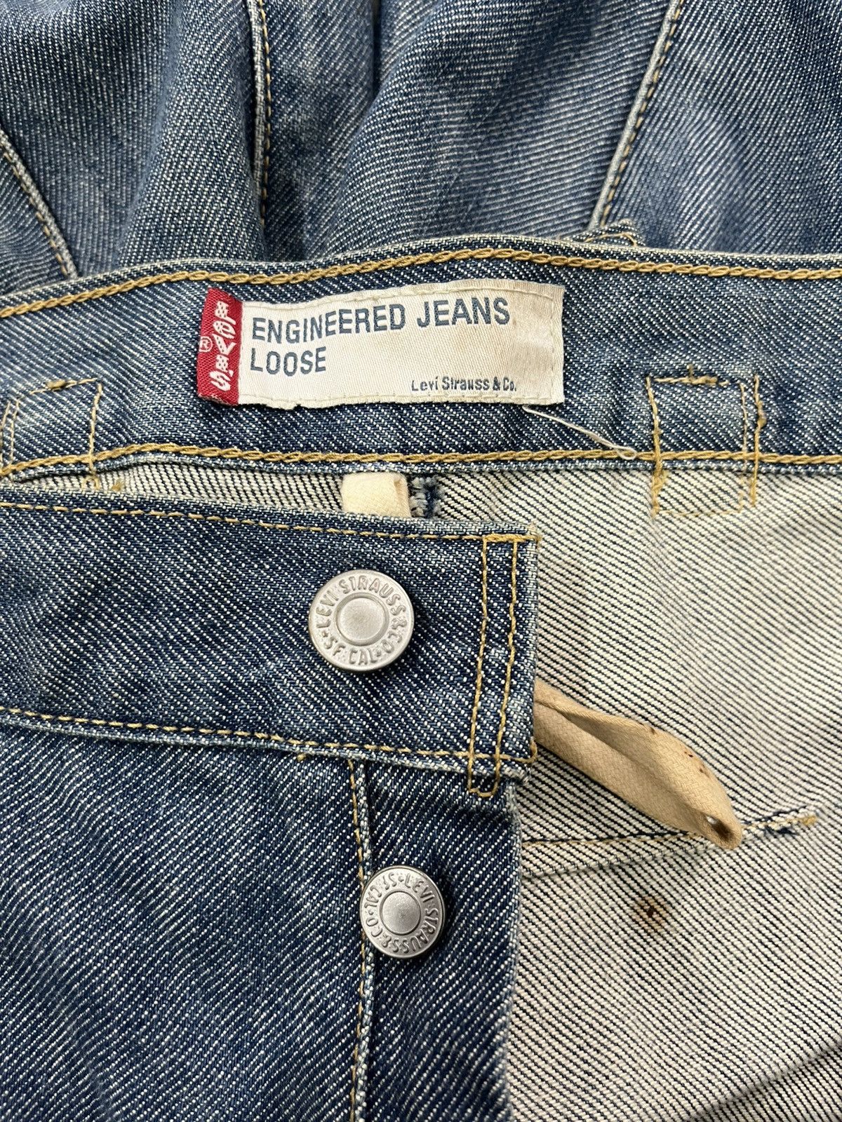 Levi's Levis engineered buckel back jeans Size US 30 / EU 46 - 5 Thumbnail