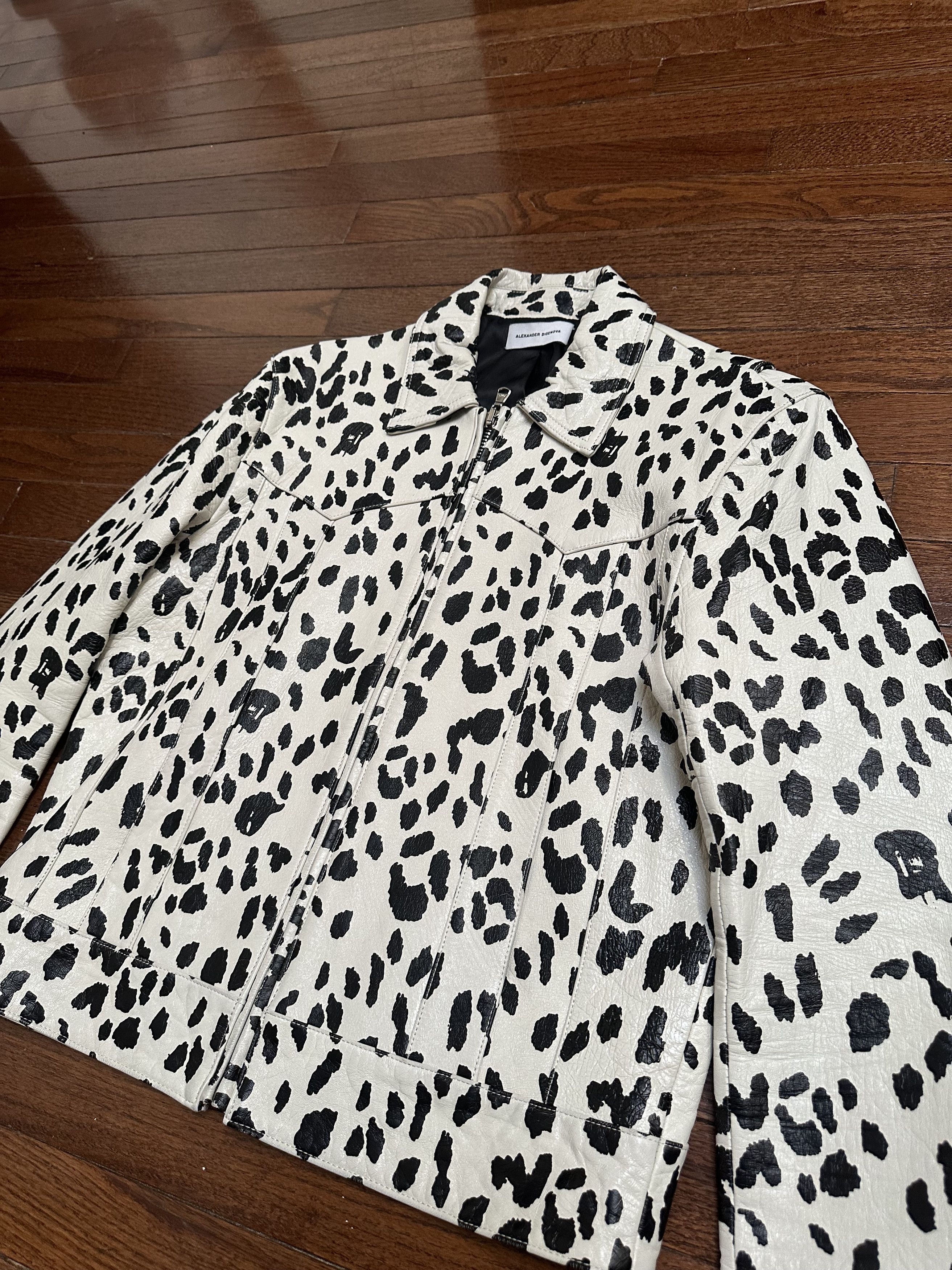 ALEXANDER DIGENOVA Alexander Digenova Snow Leopard Leather Jacket Size US L / EU 52-54 / 3 - 2 Thumbnail
