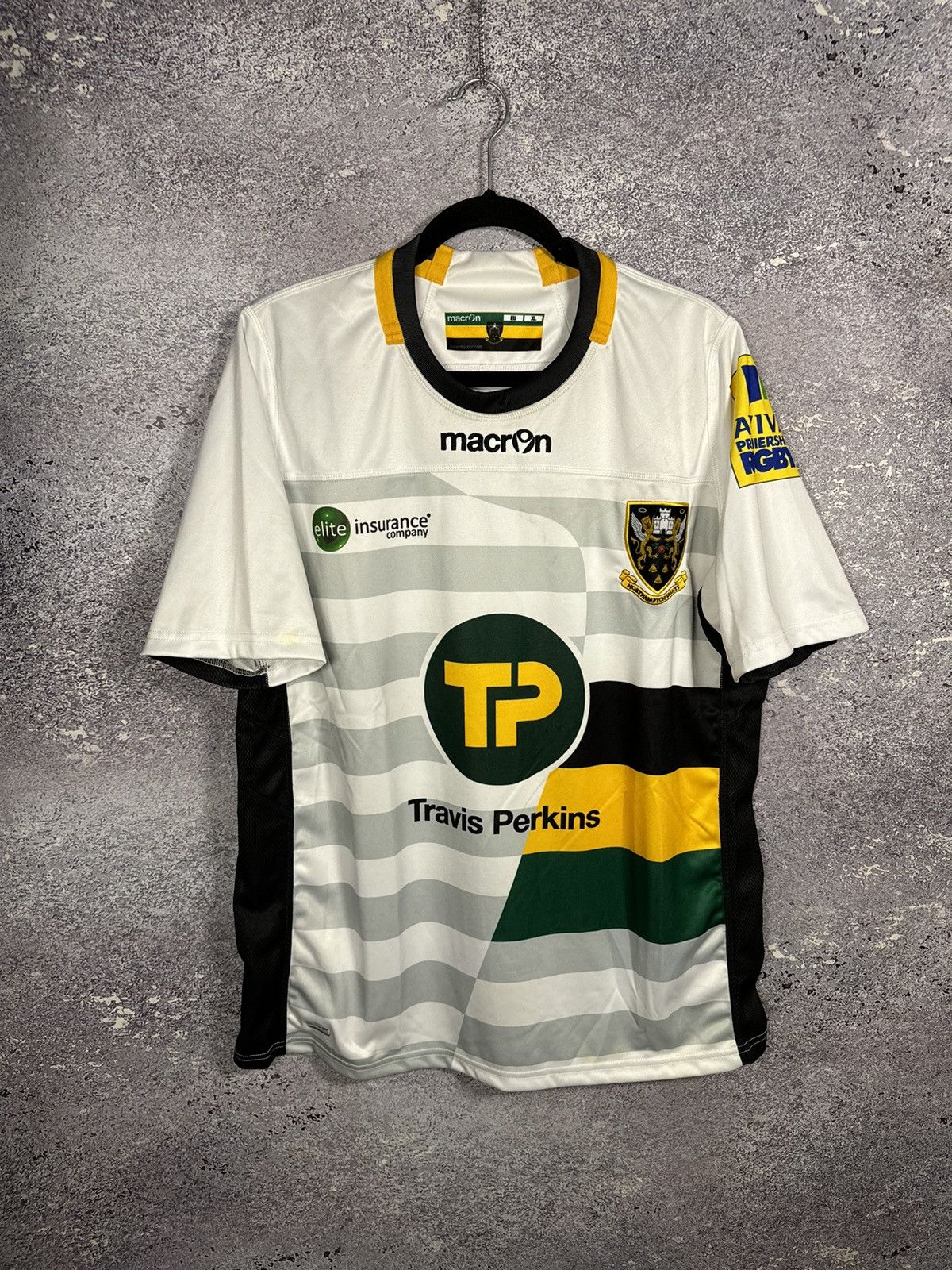 Macron × Vintage Vintage Northampton Saints Macron Rugby Team jersey blokcore Size US XL / EU 56 / 4 - 1 Thumbnail