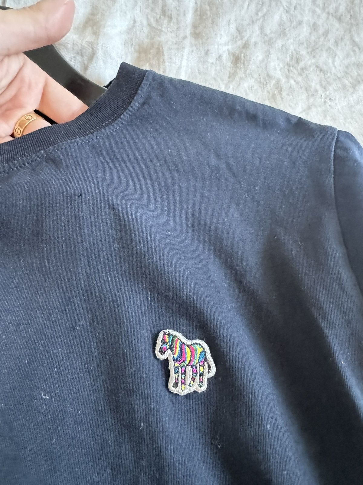 Paul Smith PS Paul Smith $100 L Black Cotton Zebra Logo T-shirt Casual Size US L / EU 52-54 / 3 - 6 Thumbnail