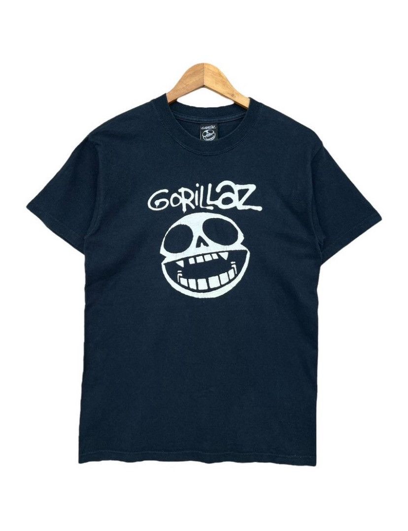 Vintage Vintage Y2K Gorillaz Skull Bones Official Merchendise Tshirt Size US S / EU 44-46 / 1 - 1 Thumbnail