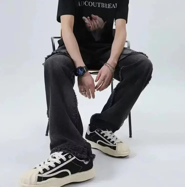 Japanese Brand Straight tube loose fitting street jeans Size US 32 / EU 48 - 4 Thumbnail