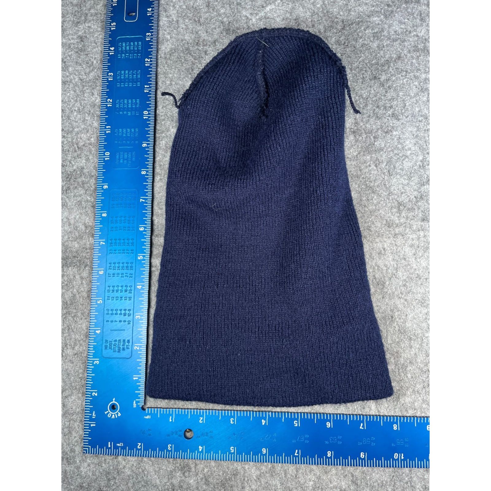 Vintage Town Talk Beanie Hat Adult One Size Blue Knit 100% Acrylic Christmas Southgate Golf Course Style Ski Logo Mens Size ONE SIZE - 6 Thumbnail