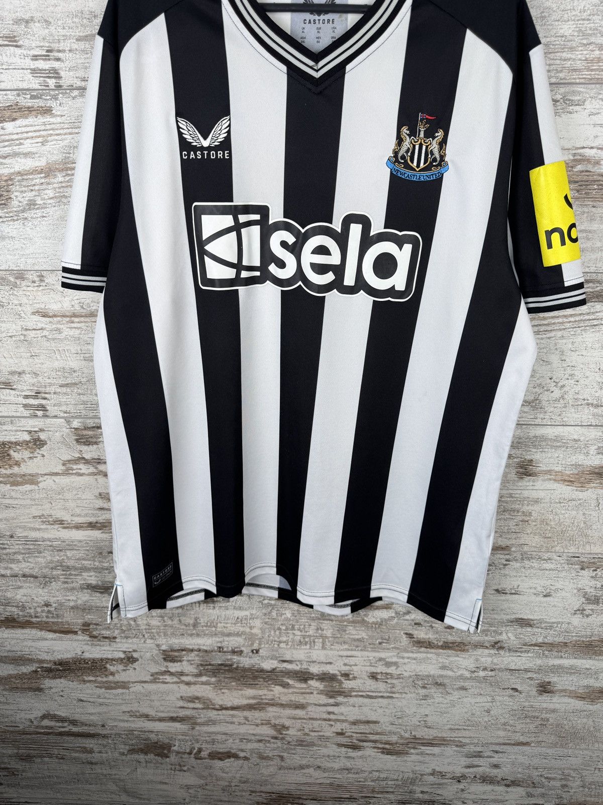 Castore × Vintage Mens Vintage Castore New Castle T-shirt soccer jersey tee Size US XL / EU 56 / 4 - 3 Thumbnail