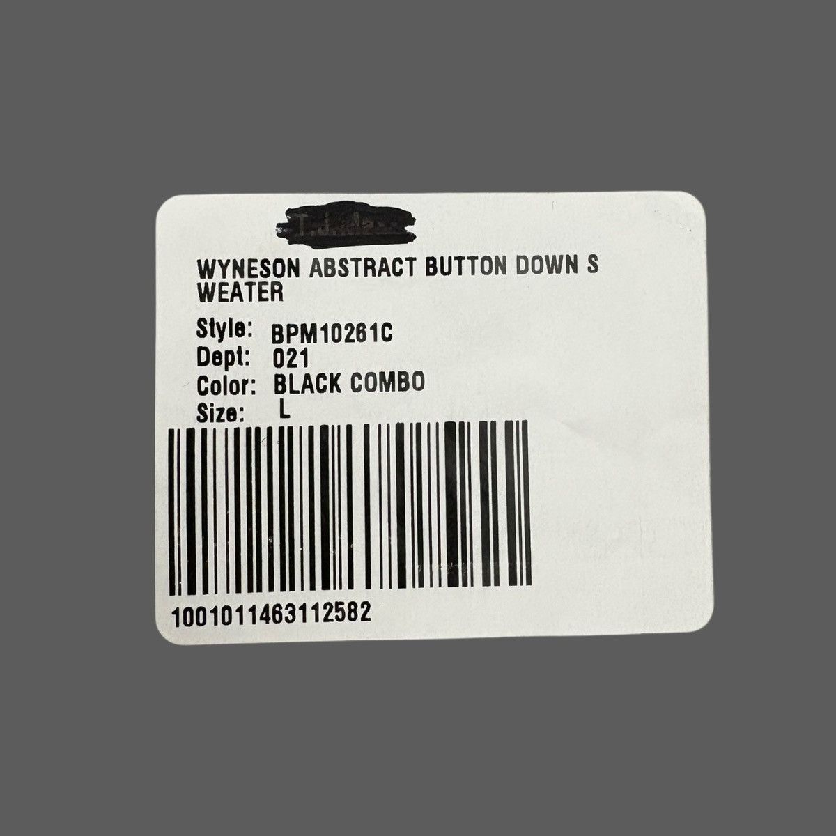 Buffalo David Bitton Buffalo Wyneson Men’s Abstract Black Grey Sweater Sz L Size US L / EU 52-54 / 3 - 11 Thumbnail