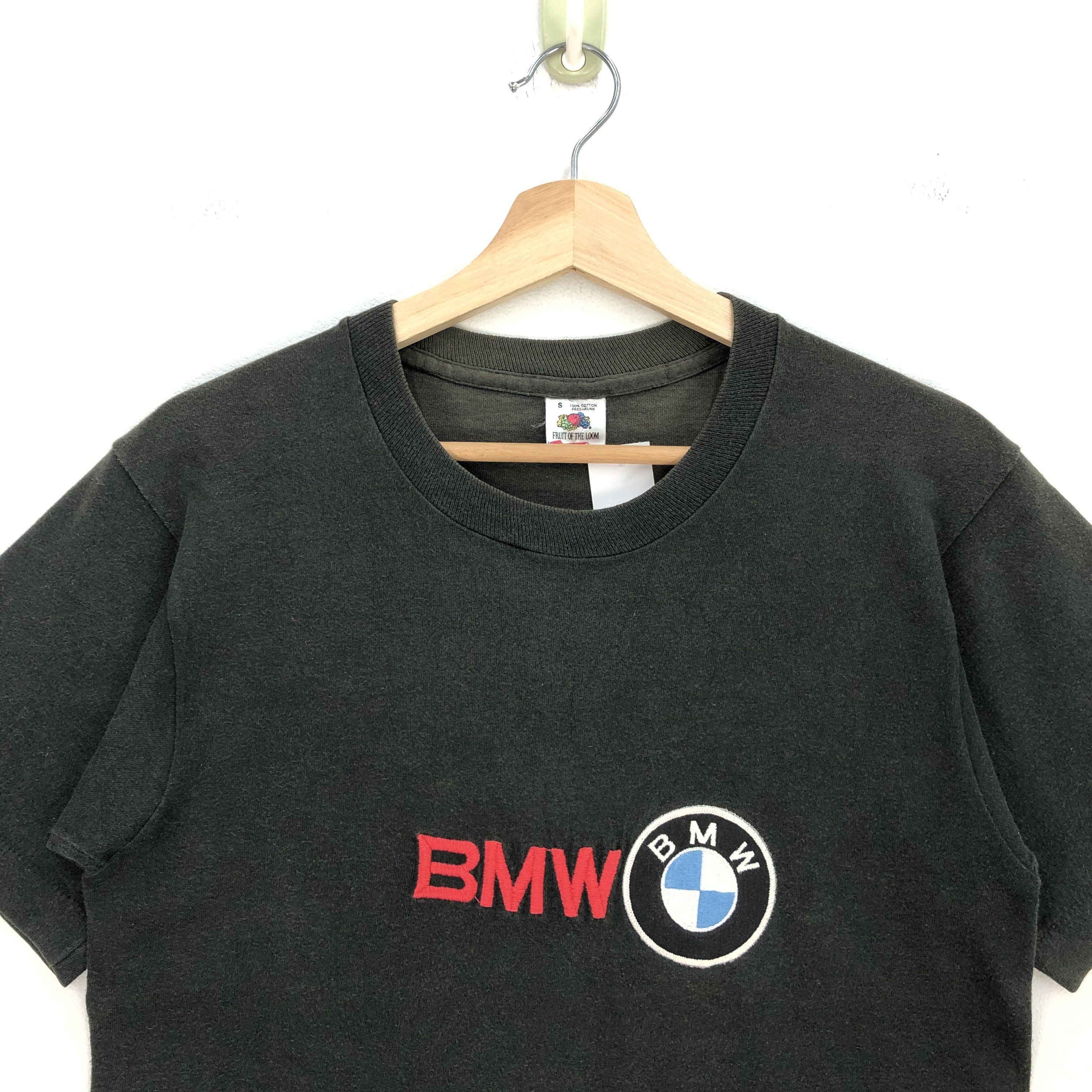 BMW Vintage BMW T Shirt Motorcycle Embroidery BMW Logo Tees Size S / US 4 / IT 40 - 2 Thumbnail