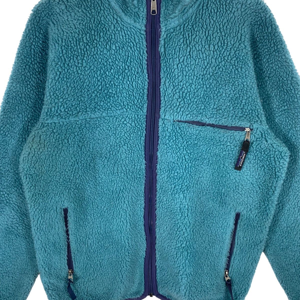 Patagonia × Rhythm Vintage 90s Patagonia Retro Deep Pile Fleece Zipper M Size Size US M / EU 48-50 / 2 - 4 Thumbnail