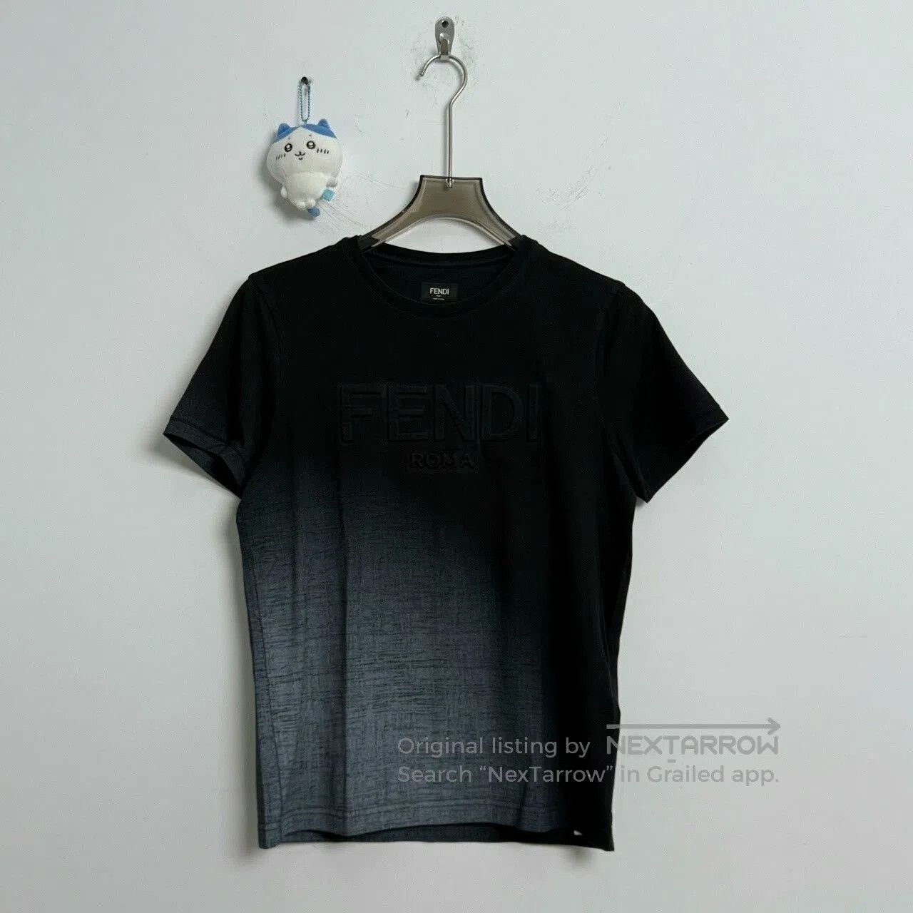 Fendi Fendi T-Shirt Black Big Logo Tee | Grailed