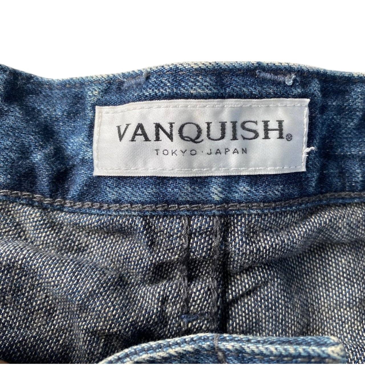 Ryoko Rain RYO ISHIKAWA BY VANQUISH TOKYO JAPAN DISTRESSED BLUEWASH Size US 28 / EU 44 - 2 Thumbnail