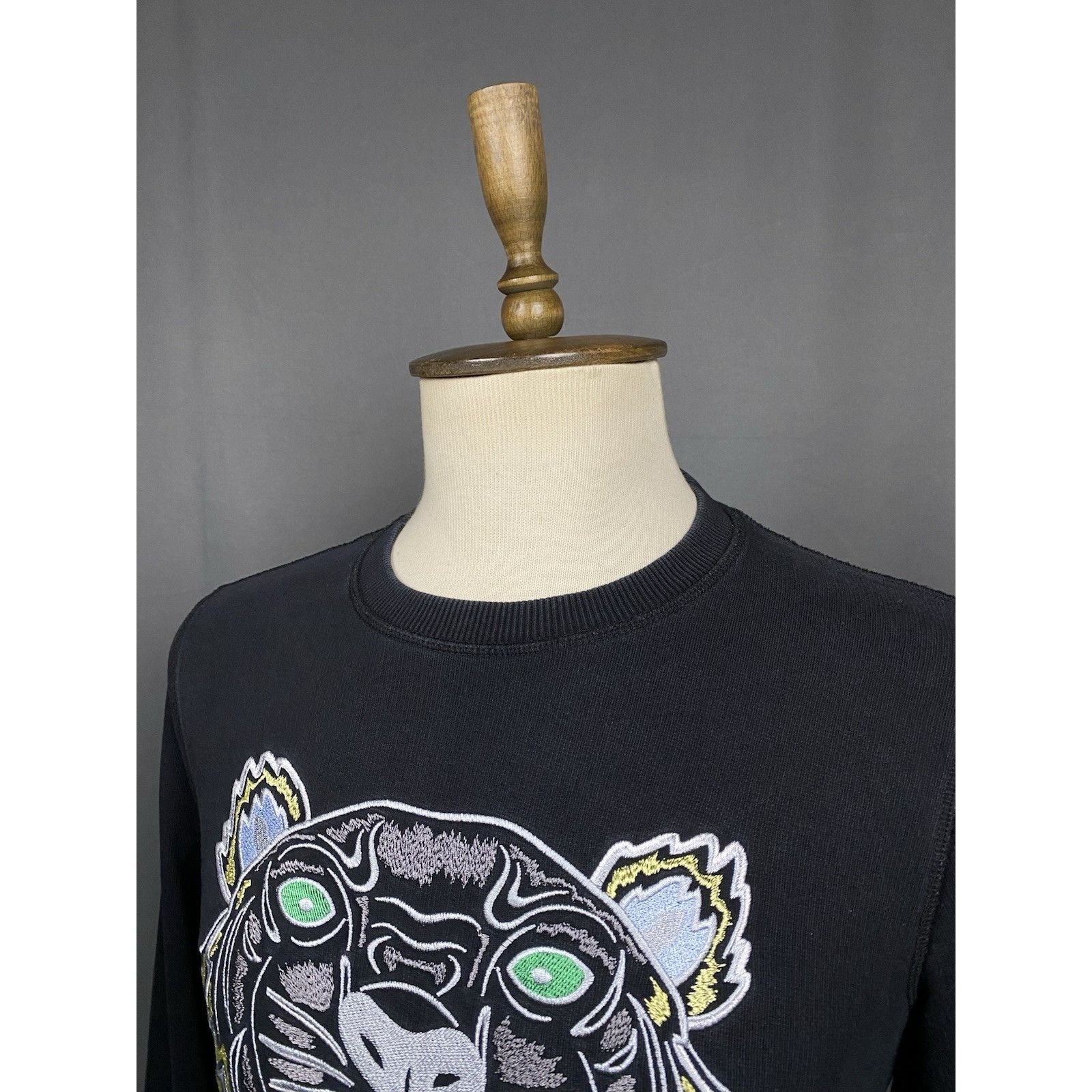 Kenzo Kenzo Big Logo Men's Black Crewneck Sweater Size M Size US M / EU 48-50 / 2 - 5 Thumbnail