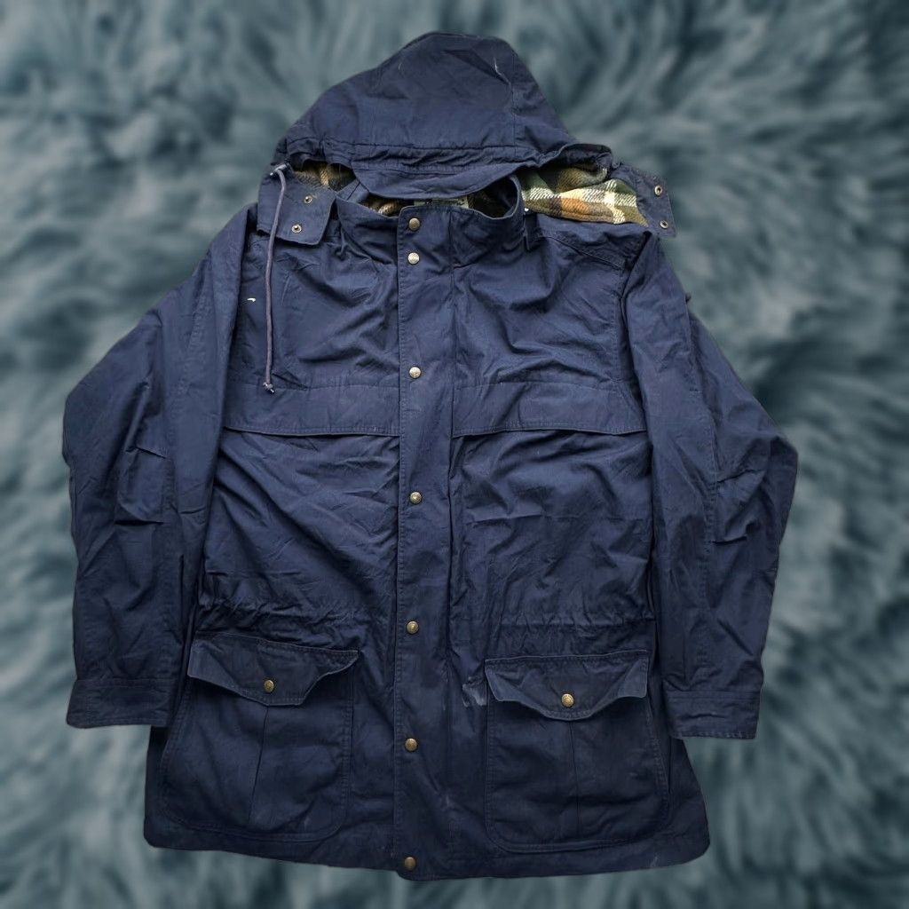 Eddie Bauer VINTAGE Eddie Bauer Wool Lined Mountain Parka Jacket Hooded Mens XL Plaid Blue 90s Jacket Mens XL Blue Size US XL / EU 56 / 4 - 1 Thumbnail