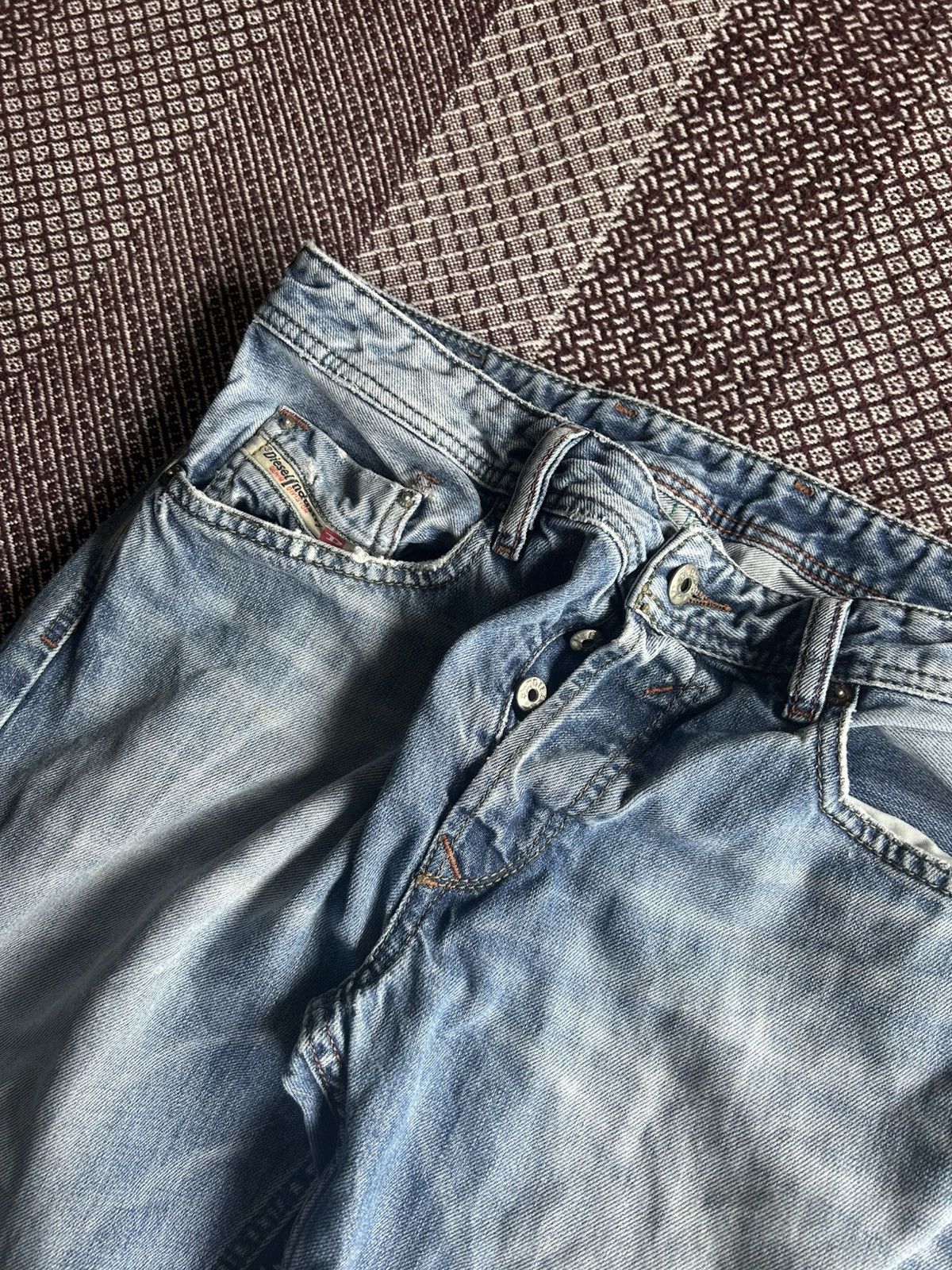 Vintage Vintage Diesel Waykee Denim Jeans Distressed Faded Thrashed Size US 32 / EU 48 - 10 Thumbnail