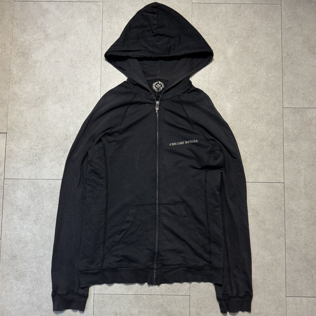 Chrome Hearts Vintage Chrome hearts CH Plus Zip Hoodie Size US S / EU 44-46 / 1 - 1 Thumbnail