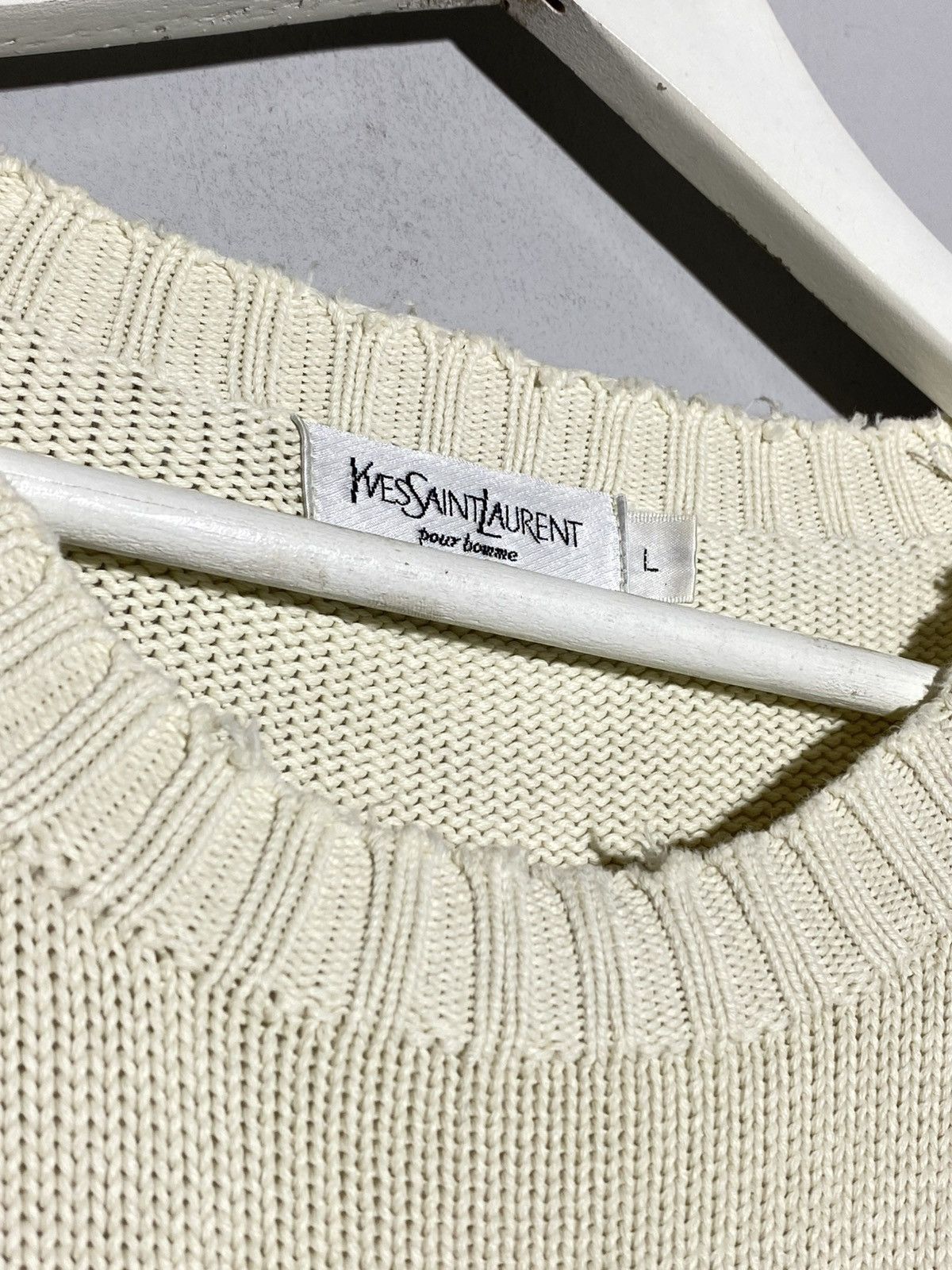 Yves Saint Laurent Vintage YSL Yves Saint Laurent Knit Sweater Size US L / EU 52-54 / 3 - 14 Thumbnail