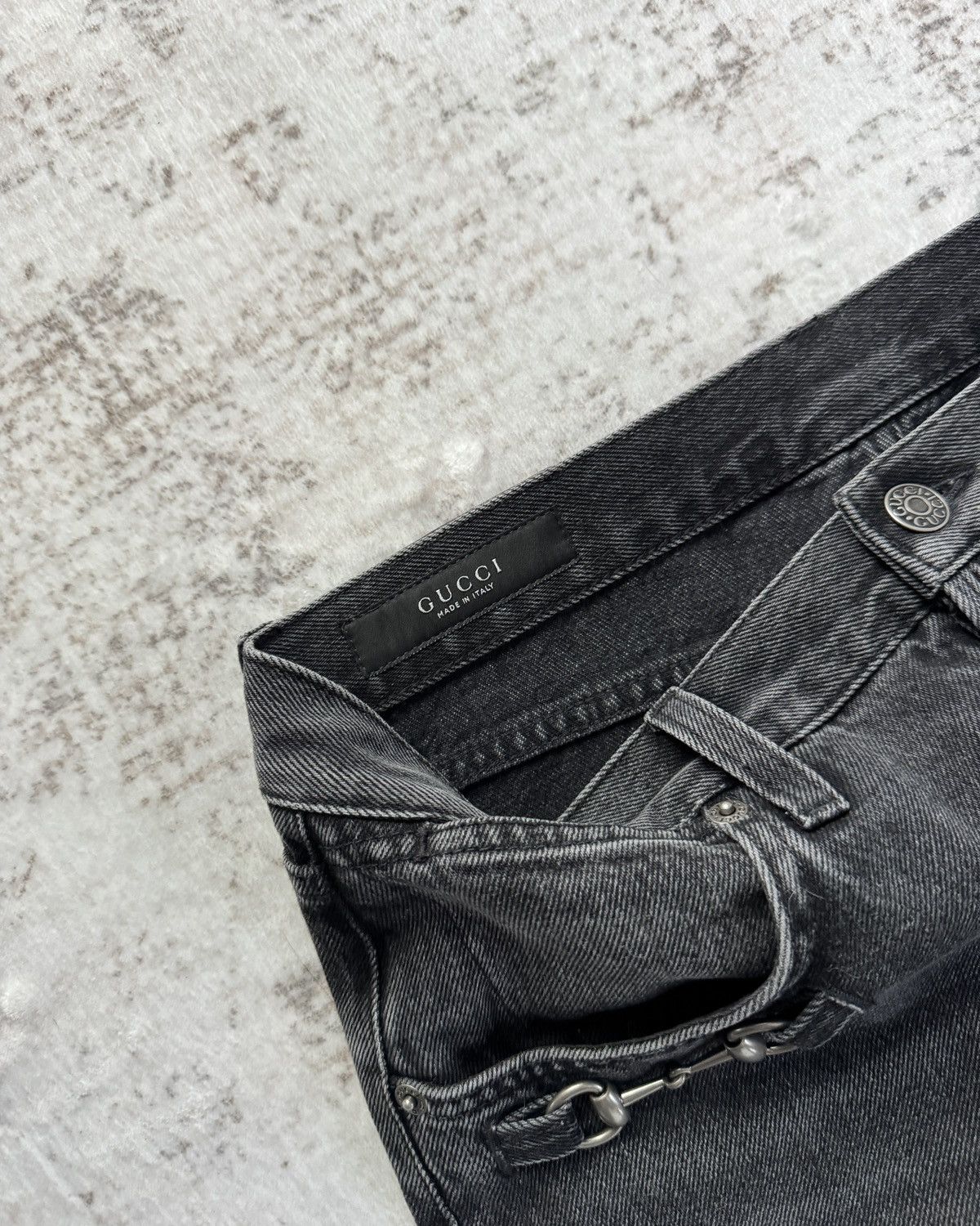 Gucci gucci by demna grey horsebit jeans Size US 30 / EU 46 - 7 Thumbnail