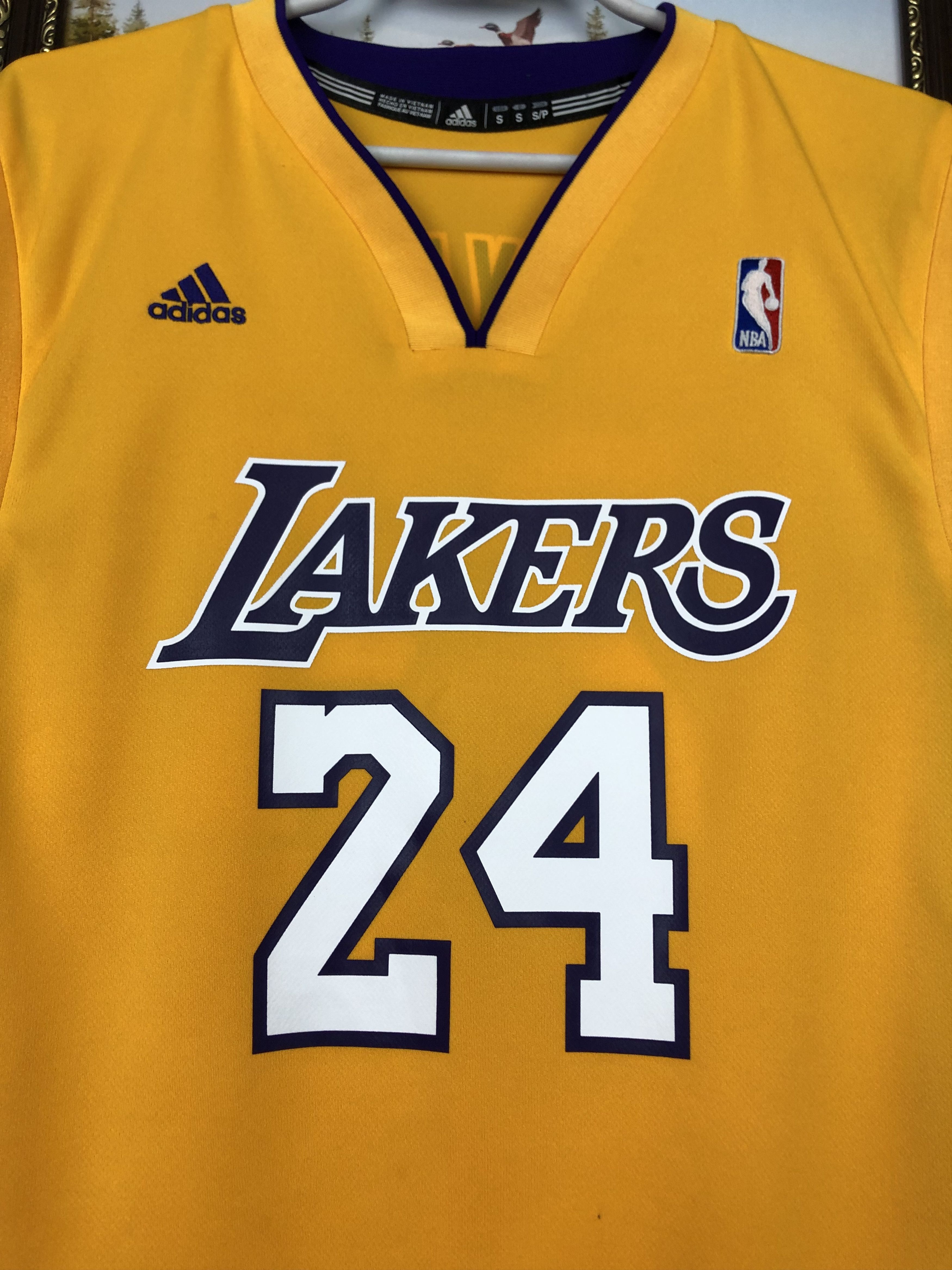 Adidas Adidas Los Angeles Lakers Bryant Yellow NBA Jersey Tee Size US S / EU 44-46 / 1 - 3 Thumbnail