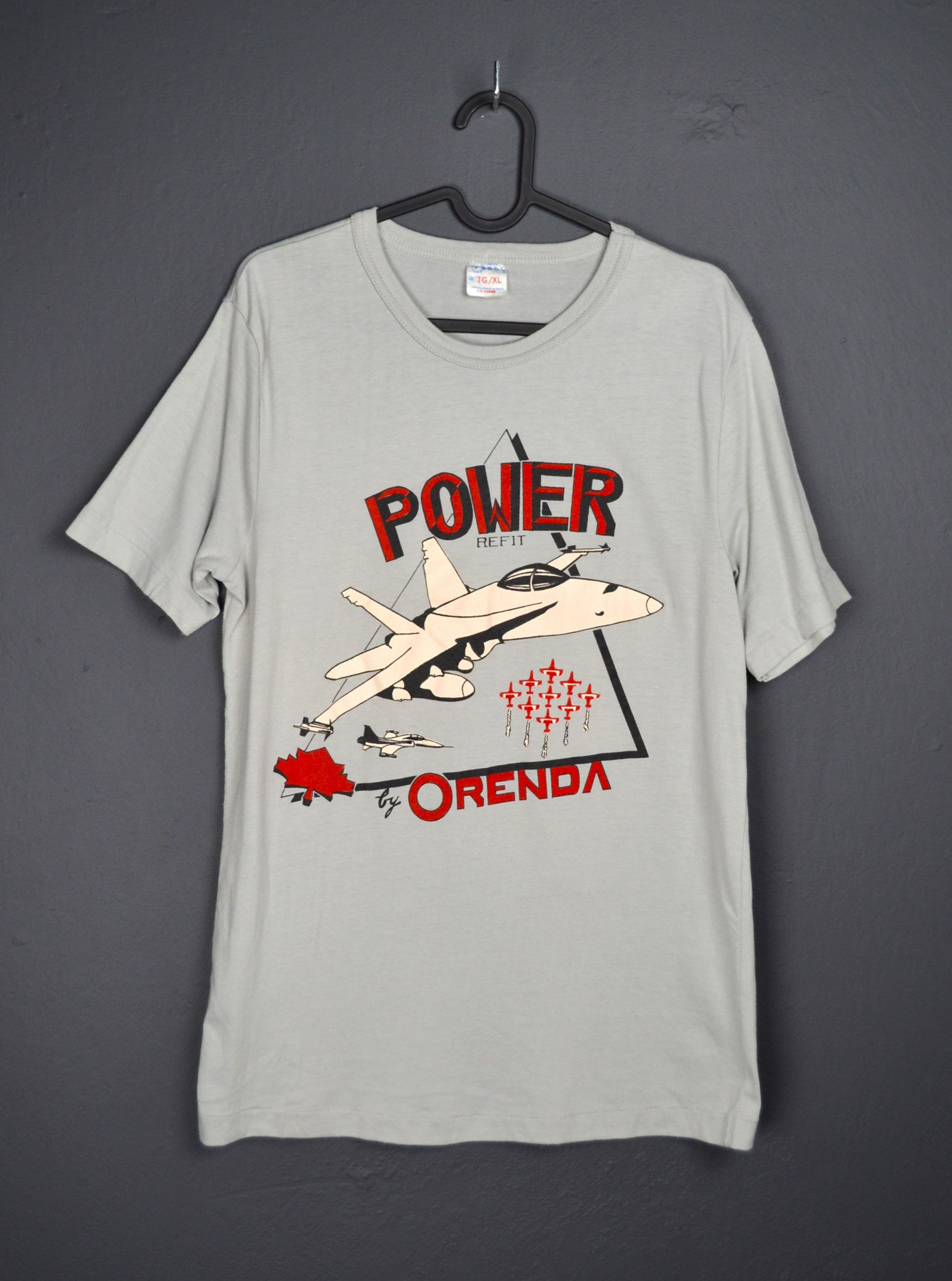 Vintage Vintage Orenda Snowbirds T-shirt Military Plane S XL 80s Size US XS / EU 42 / 0 - 2 Thumbnail