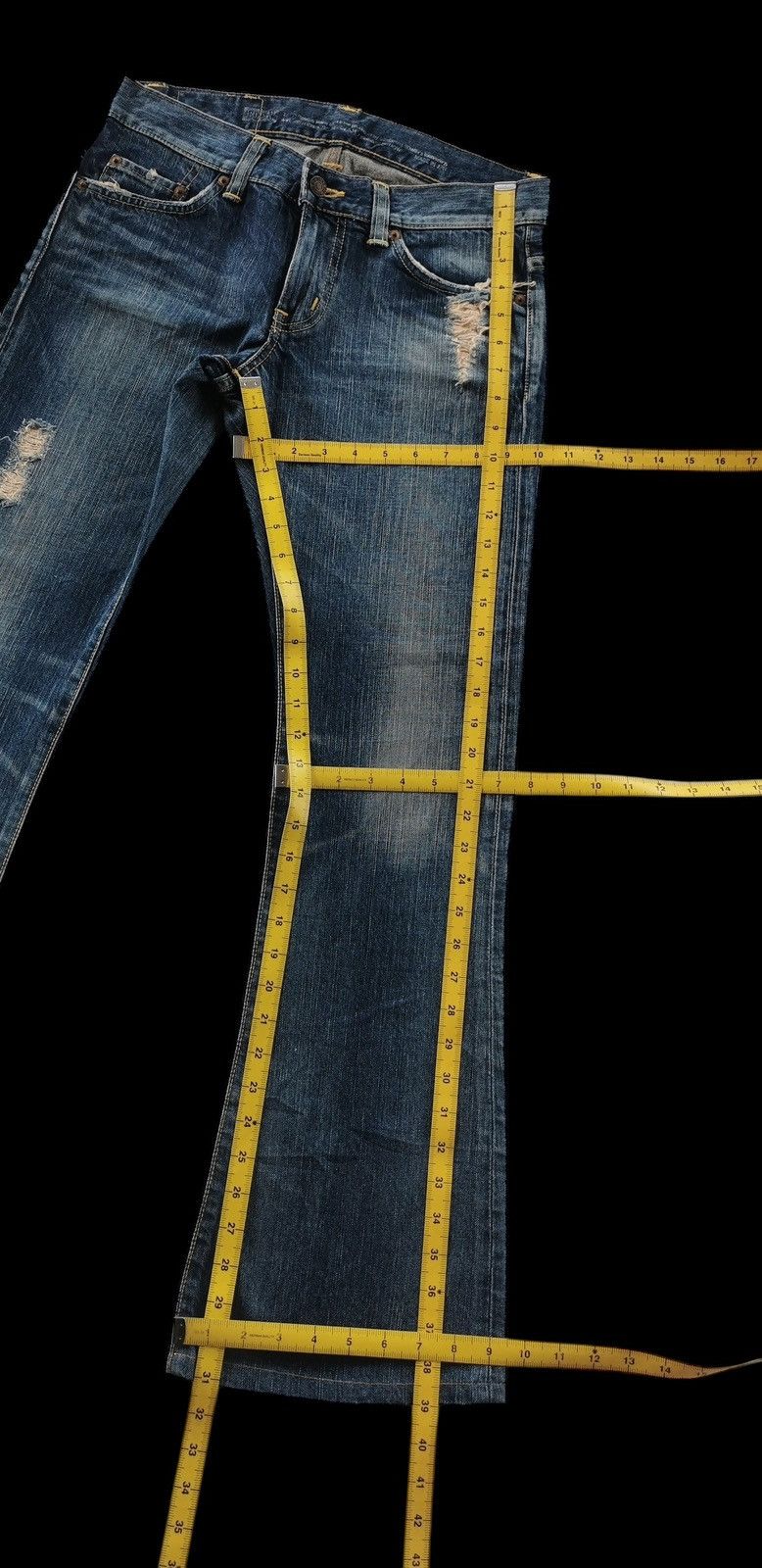 Tornado Mart Edwin bell-bottom denim jeans style tornado mart Size 30" / US 8 / IT 44 - 9 Thumbnail