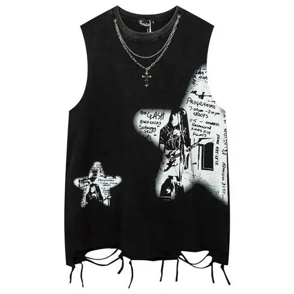 VIBE Hip Hop Print Punk Gothic Streetwear #15 Size US M / EU 48-50 / 2 - 7 Thumbnail
