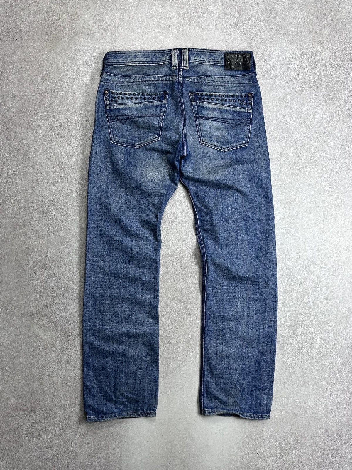 Diesel Vintage 90s Diesel Avantgarde Grunge Y2K Jeans 34 Size US 34 / EU 50 - 1 Thumbnail
