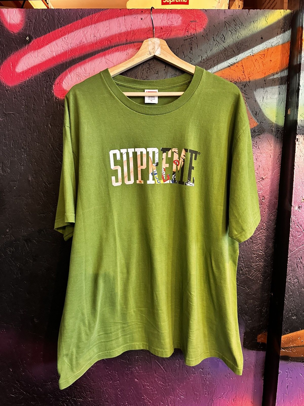 Supreme Supreme Tera Patrick Collegiate T green Size US XL / EU 56 / 4 - 1 Thumbnail