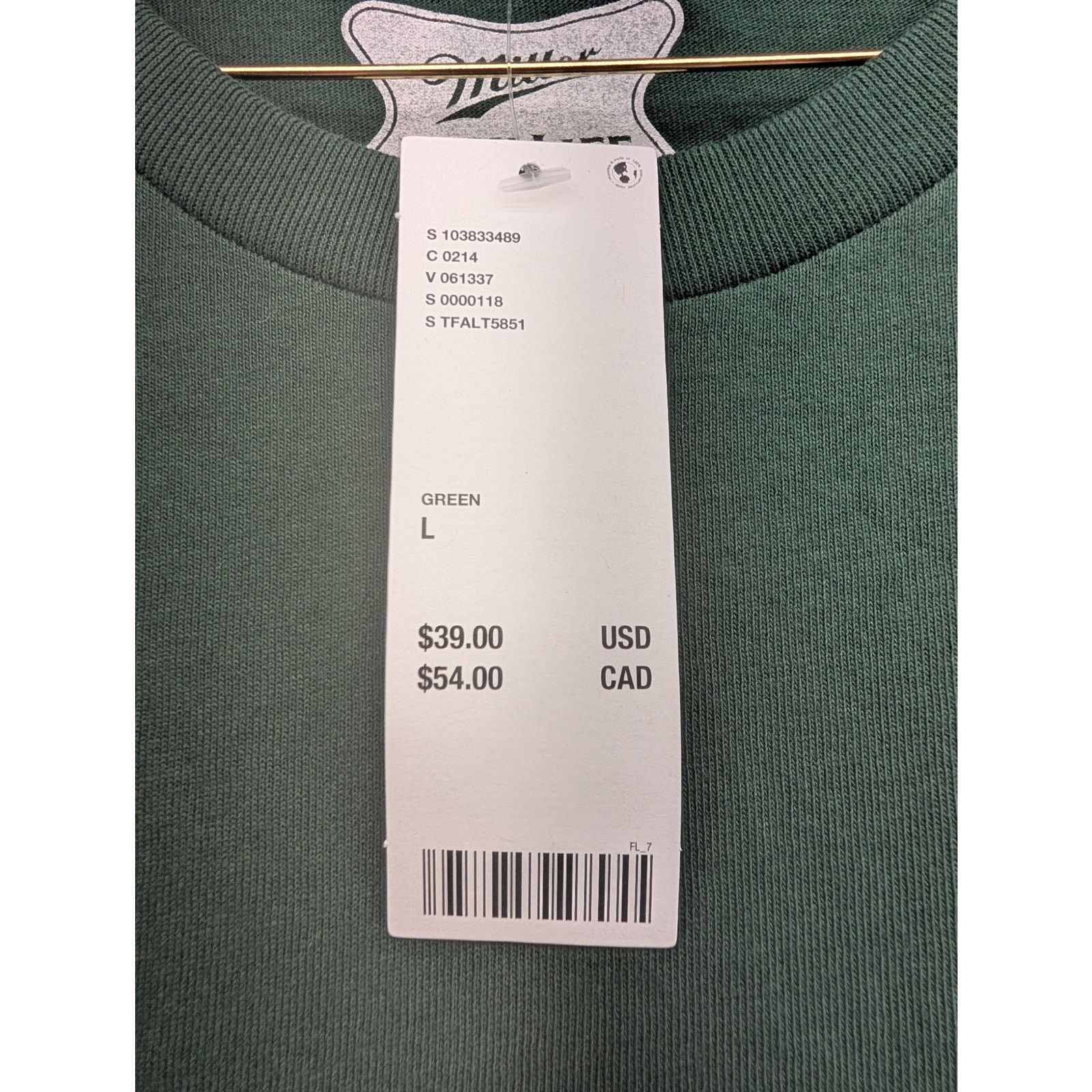 Urban Outfitters NWT Urban Outfitters Miller High Life Buck Graphic Tee Green Size US L / EU 52-54 / 3 - 4 Thumbnail