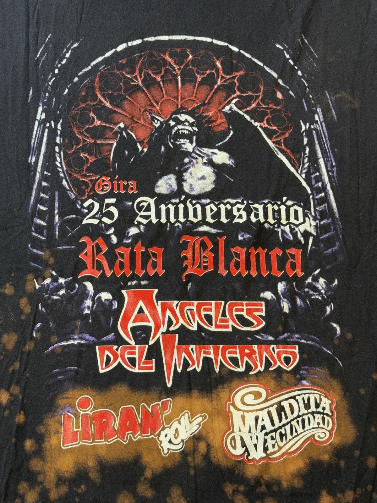 Designer Rata Blanca T-shirt La Super Tocada Tour Tee XXL Size US XXL / EU 58 / 5 - 3 Thumbnail