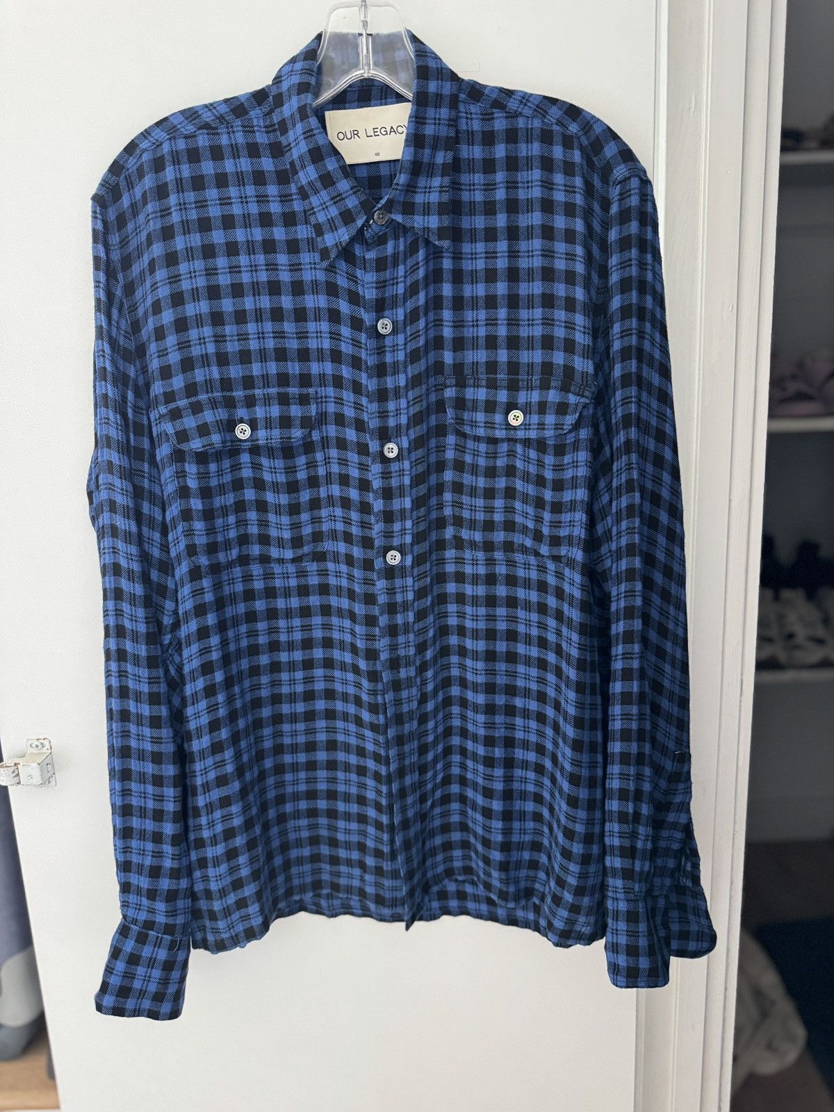 Our Legacy Our Legacy blue shirt Size US S / EU 44-46 / 1 - 1 Thumbnail