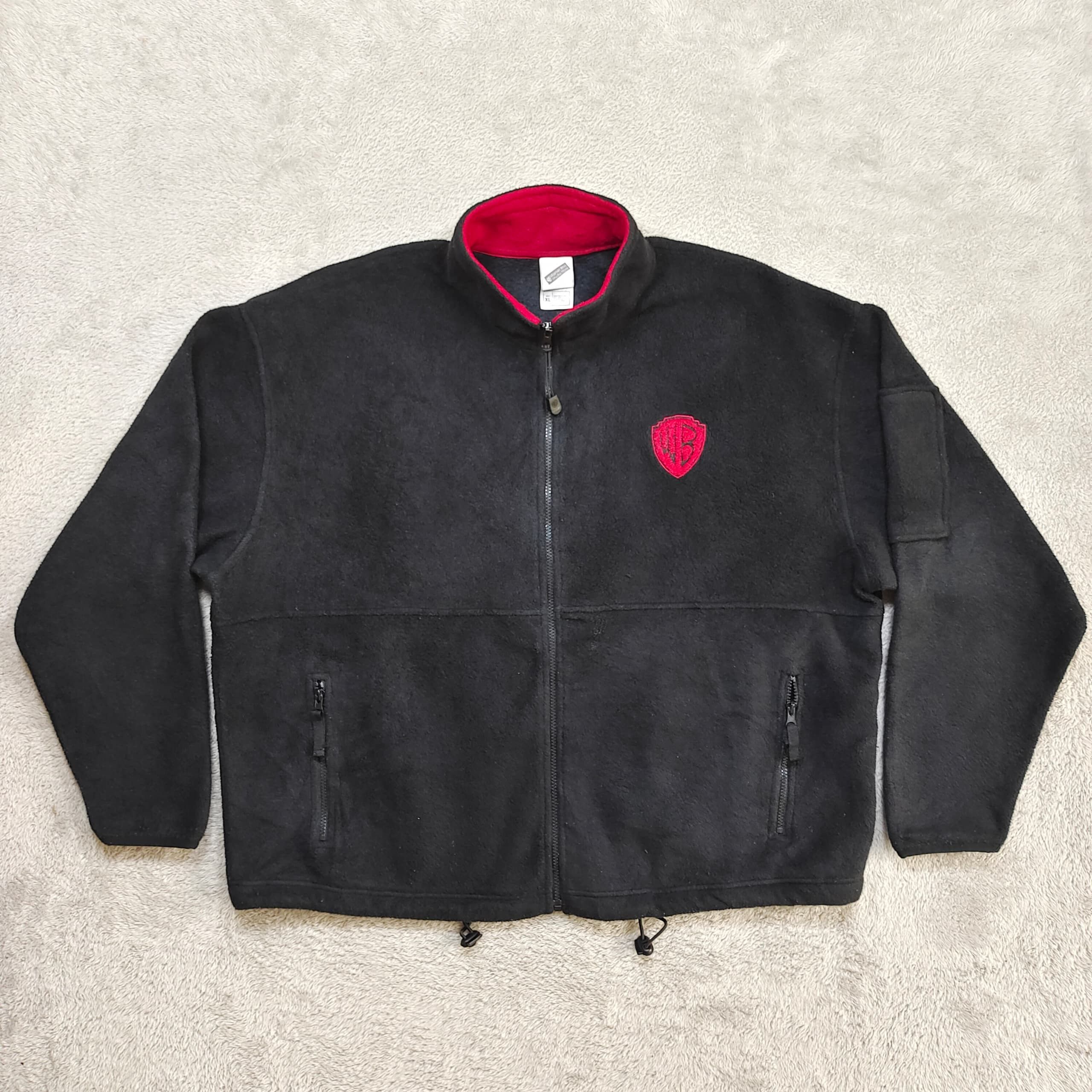 Warner Bros Y2K Looney Tunes Warner Bros Embroidered Fleece Jacket Size US XL / EU 56 / 4 - 1 Thumbnail