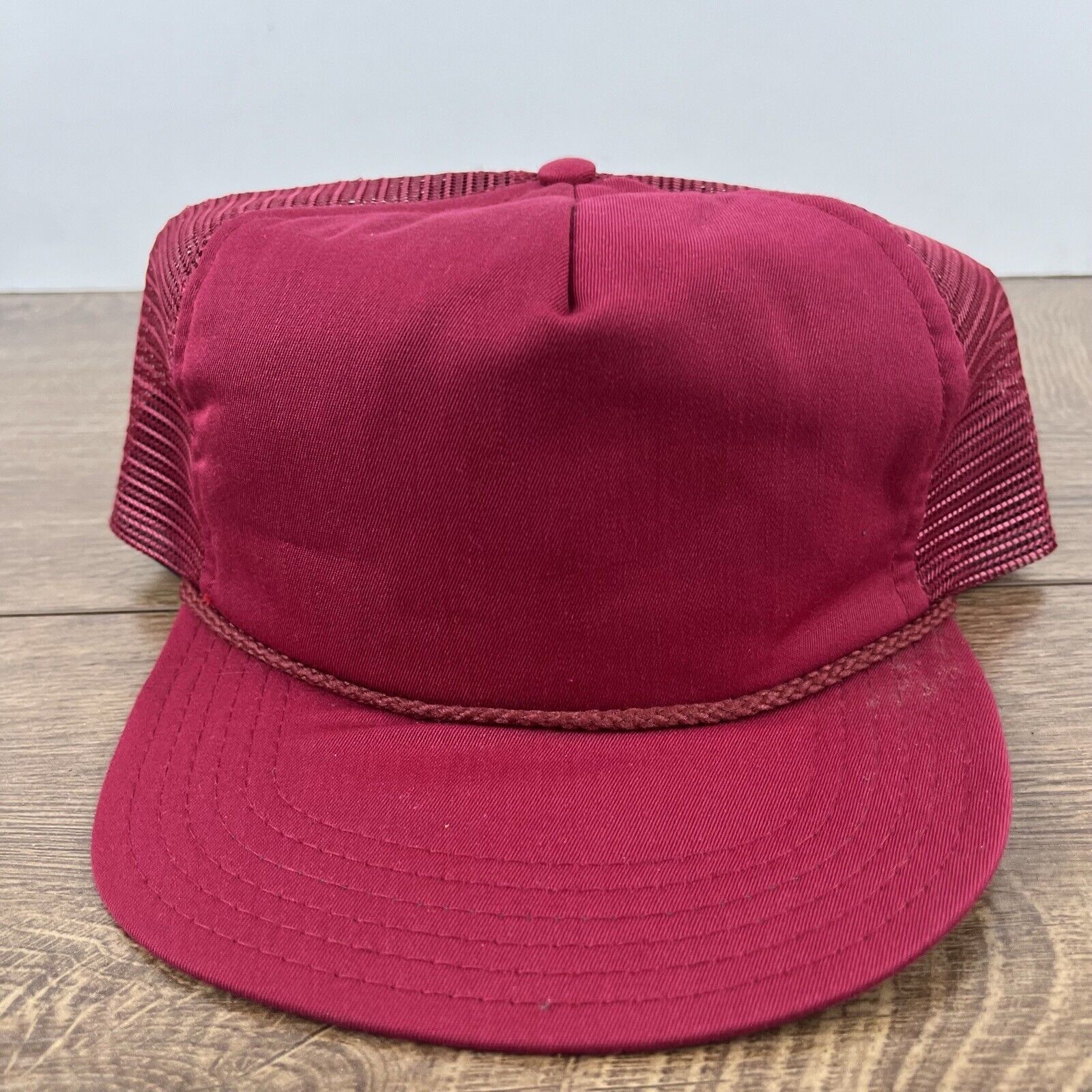 Other Maroon Red Snapback Hat Red Cap Hat Adjustable Hat Red Adult Size ONE SIZE - 5 Thumbnail