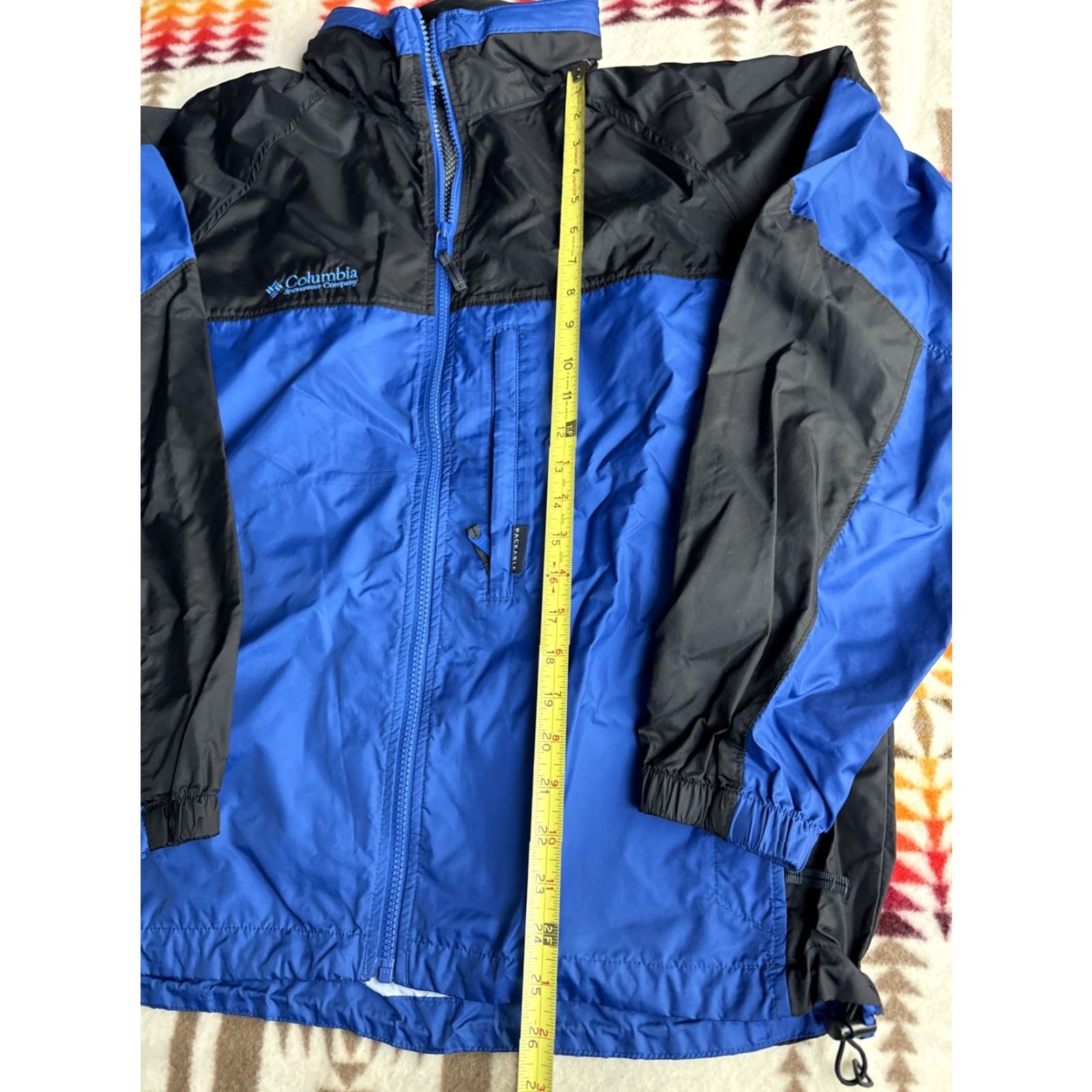 Vintage VINTAGE Columbia Windbreaker Jacket Mens M Blue Packable Jacket Size US M / EU 48-50 / 2 - 3 Thumbnail