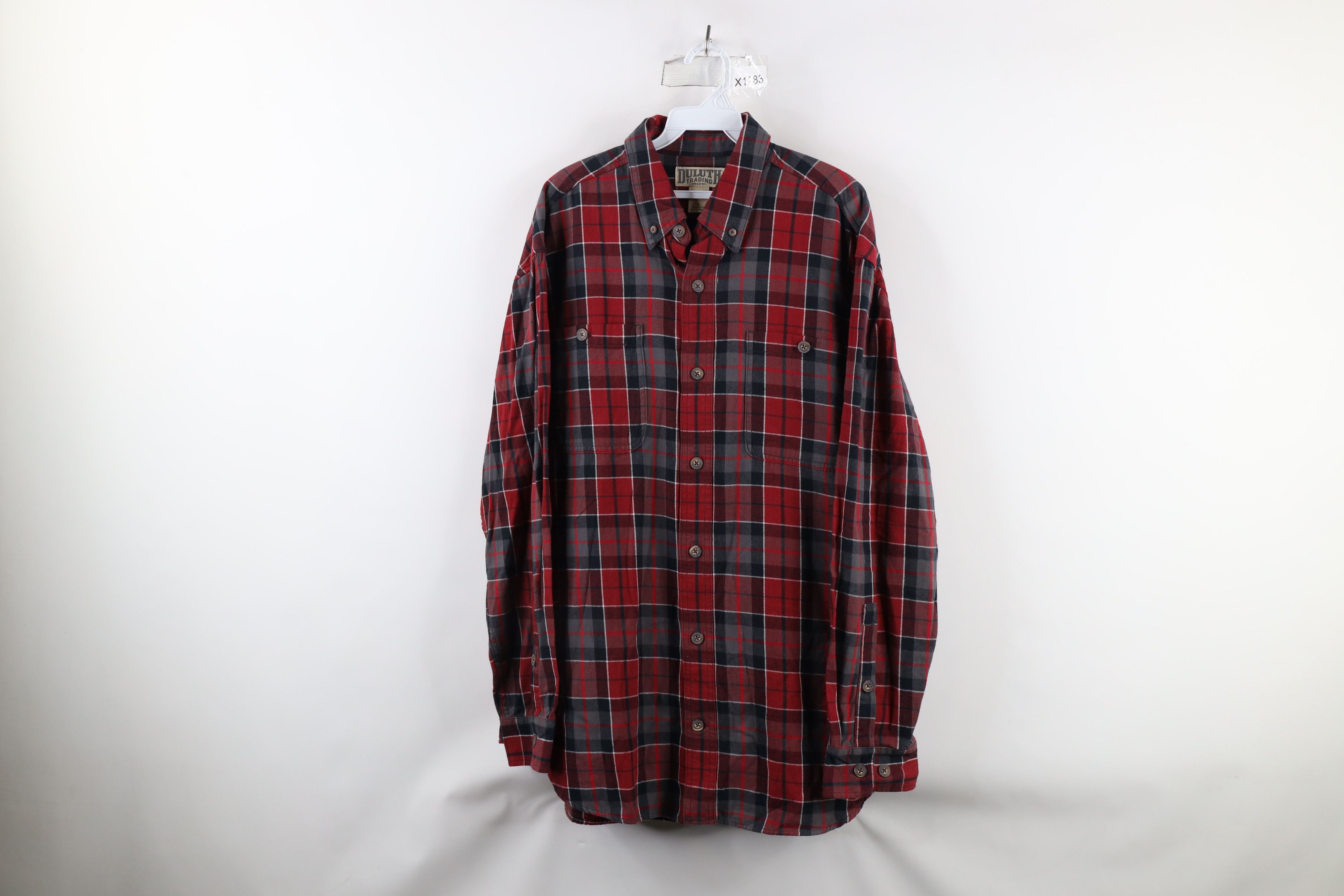 Duluth Trading Company × Vintage Duluth Trading Co Heavyweight Button Down Shirt Plaid Size US L / EU 52-54 / 3 - 1 Thumbnail