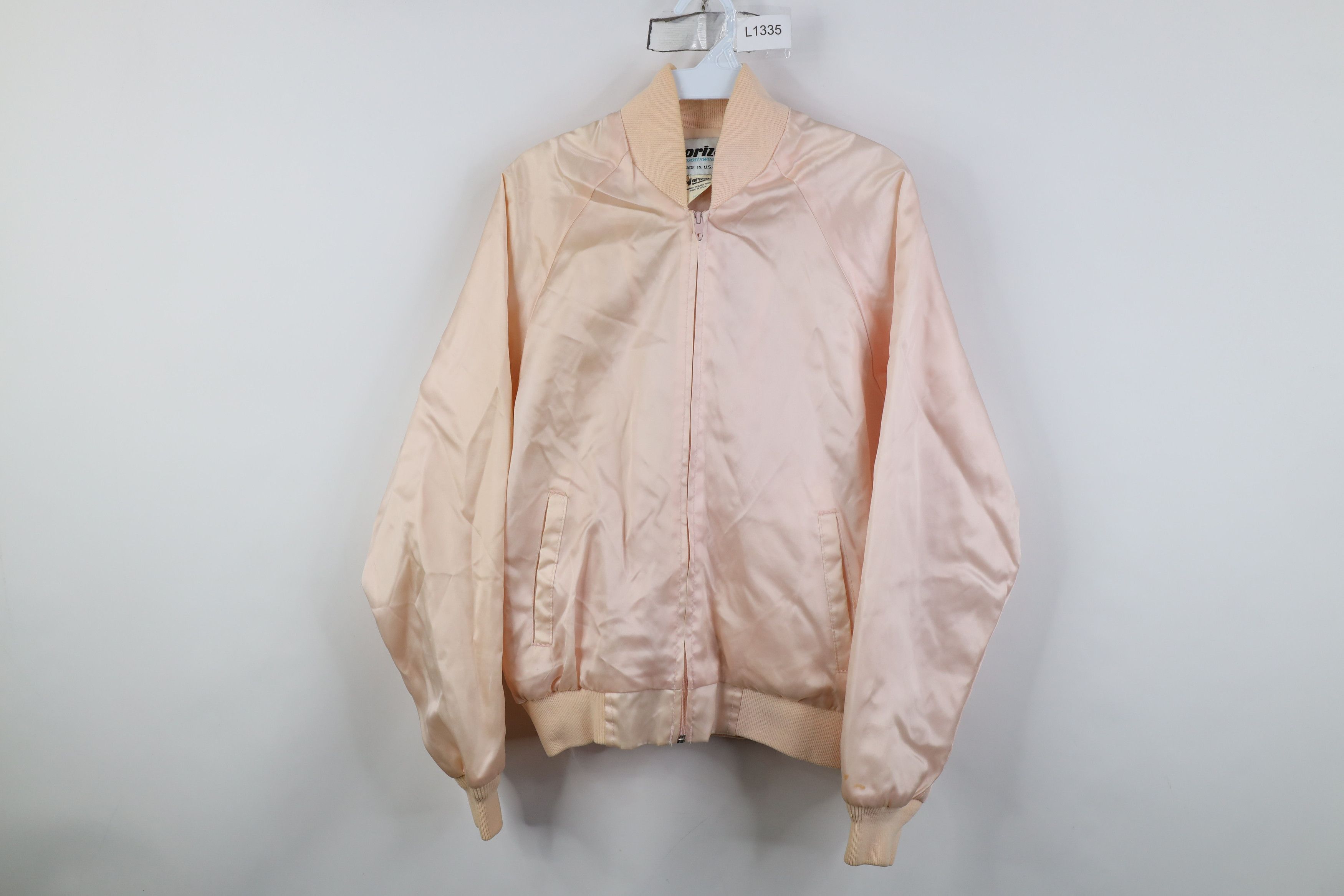 Vintage Vintage 80s Girls Have More Fun Satin Bomber Jacket USA Size M / US 6-8 / IT 42-44 - 2 Thumbnail