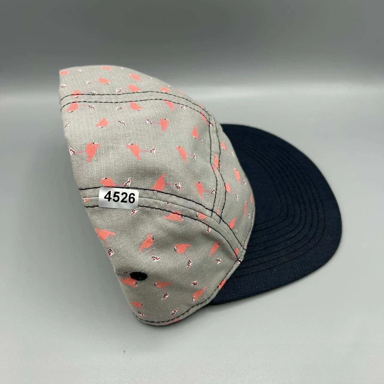 Jordan Brand Air Jordan 5 Panel Hat Men Gray Black Flamingo Strap Back Size ONE SIZE - 9 Thumbnail