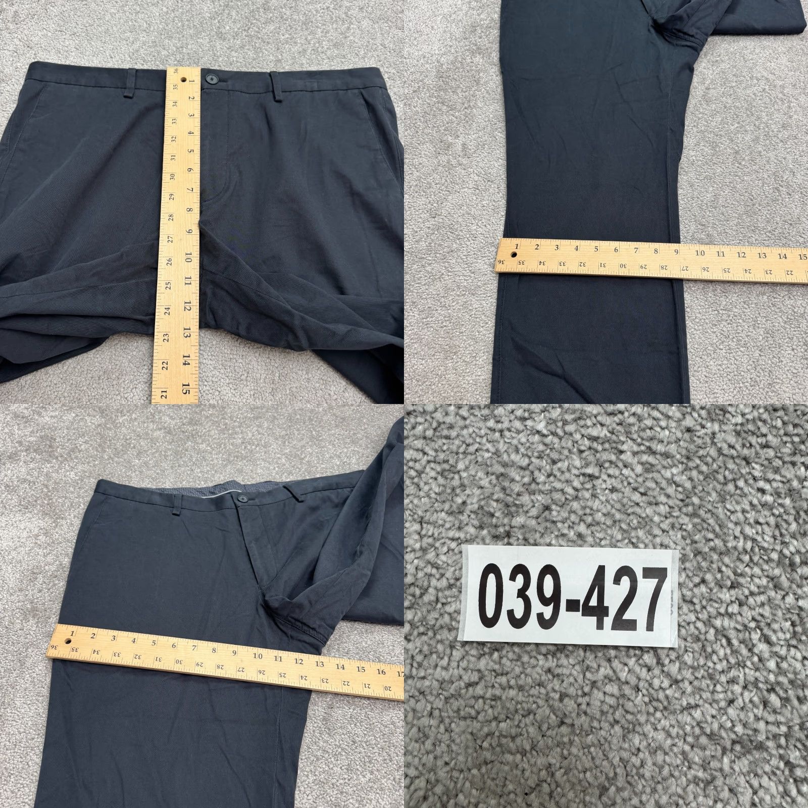 Hugo Boss Hugo Boss Stanino17-W Straight Leg Chino Pants Mens 38R Navy Blue Cotton Trouser Nike? Size US 38 / EU 54 - 9 Thumbnail