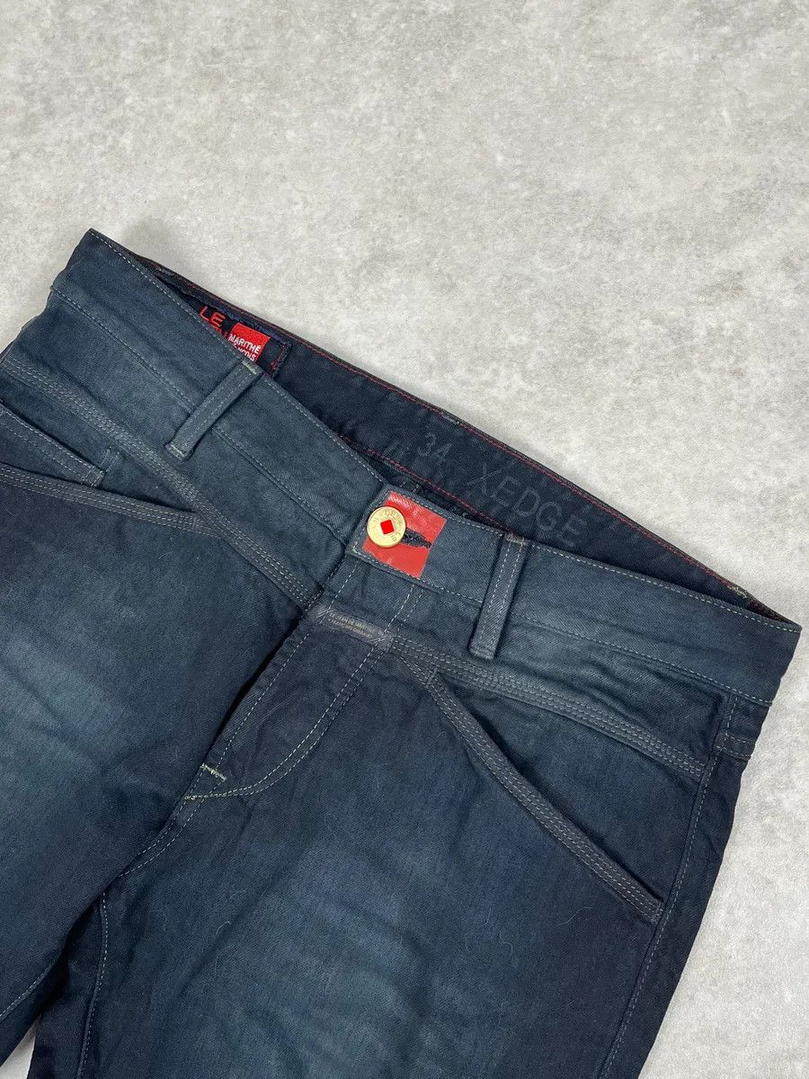 Marithe + Francois Girbaud SS2013 Marithé + François Girbaud Navy Blue Studded Denim Jeans Size US 32 / EU 48 - 8 Thumbnail