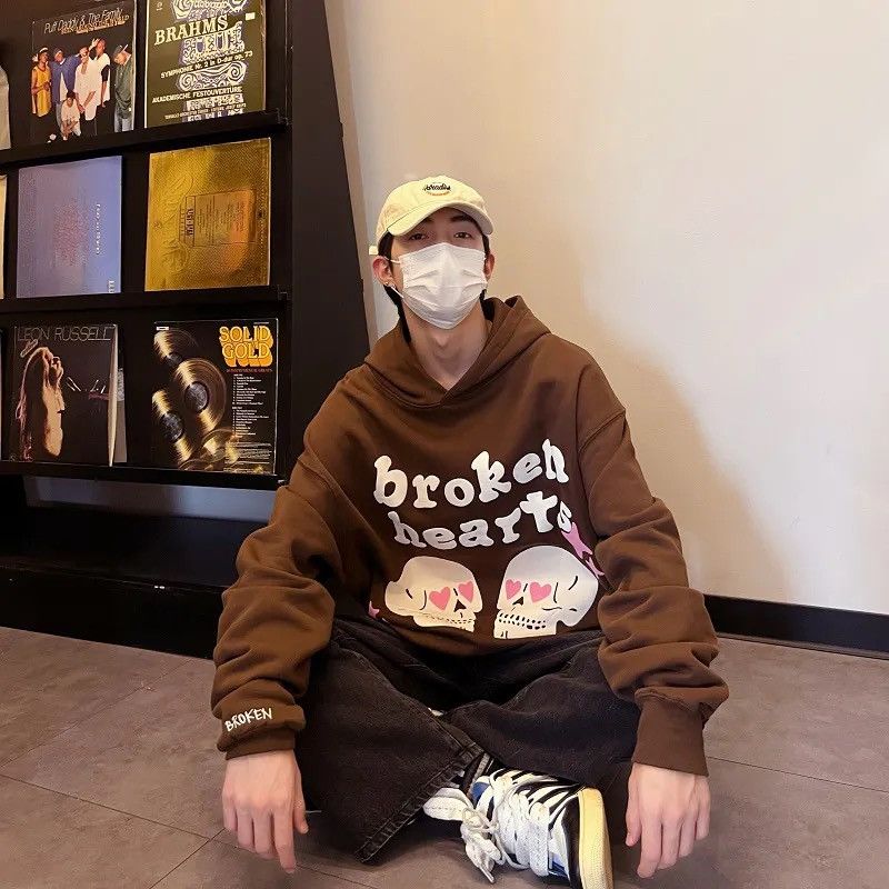 Oversized Broken Planet Market “Broken Hearts” Hoodie