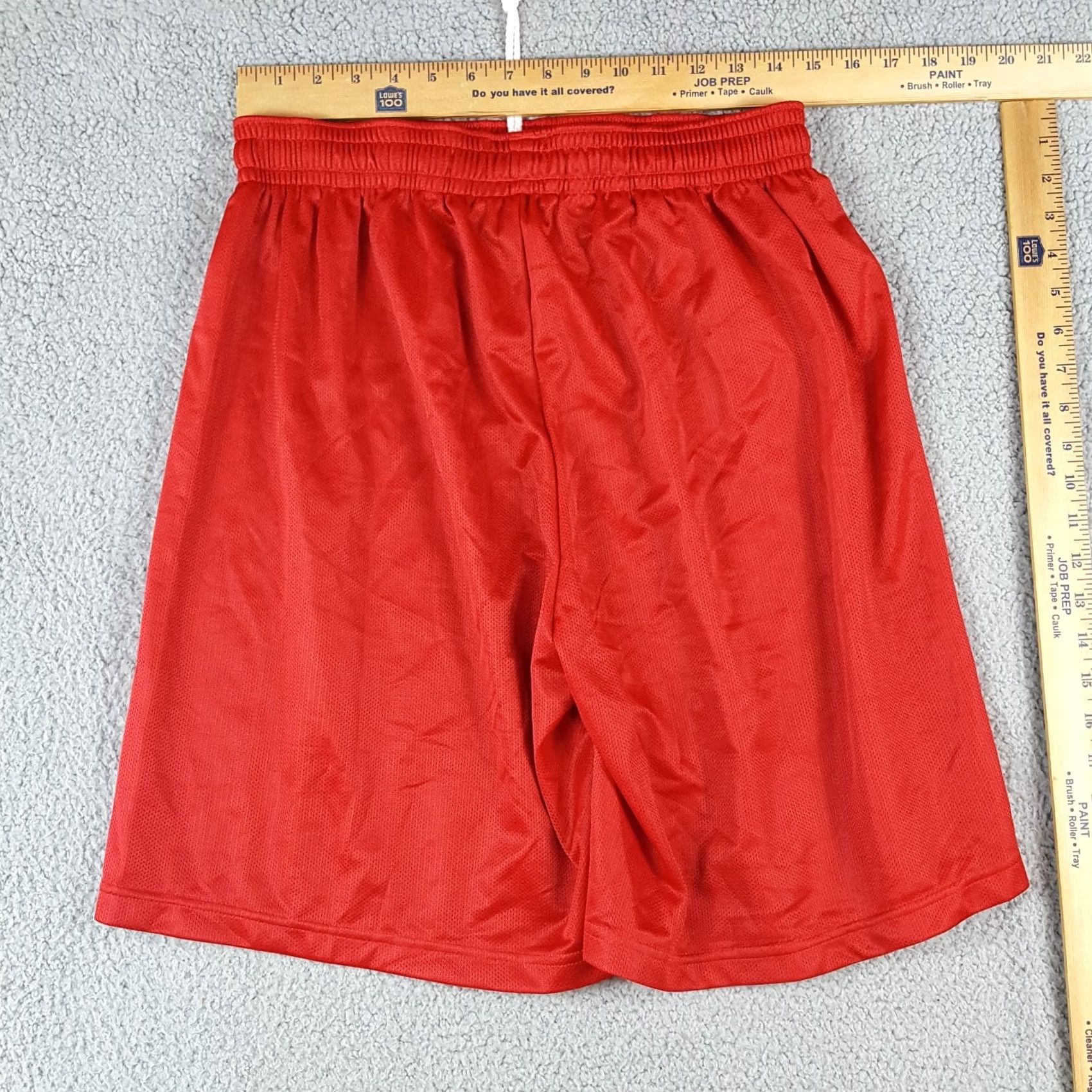 Vintage VINTAGE Basketball Shorts Men's XL Red Retro Drawstring Gym Workout Size US 36 / EU 52 - 5 Thumbnail